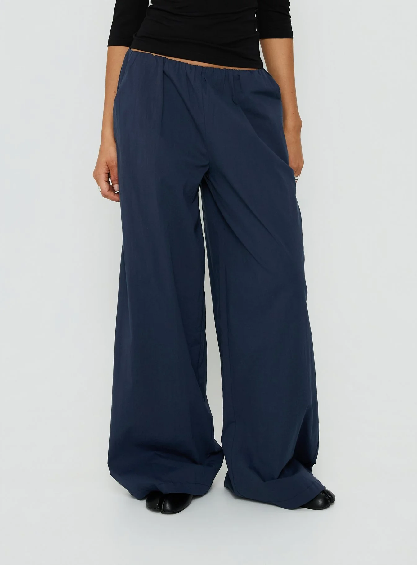 Lunea Concealed Waistband Pants Navy - Image 2