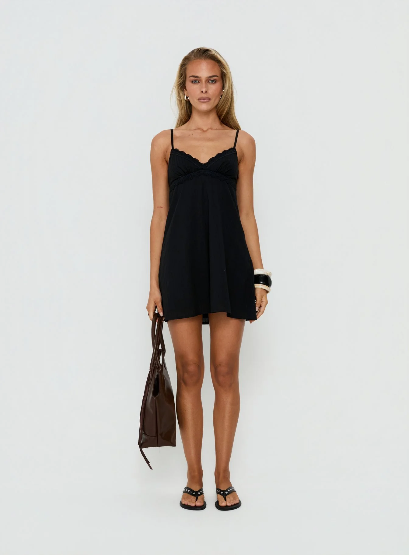 Lunya Mini Dress Black - Image 7