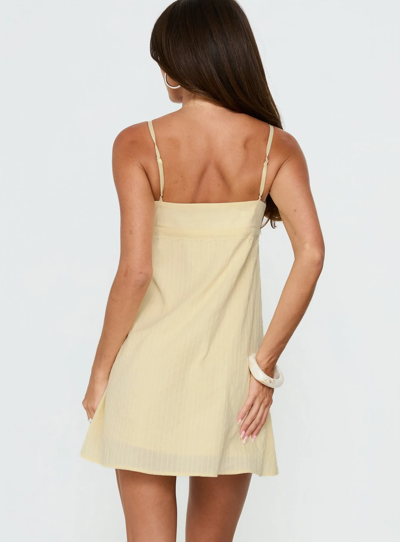 Lunya Mini Dress Lemon - Image 5