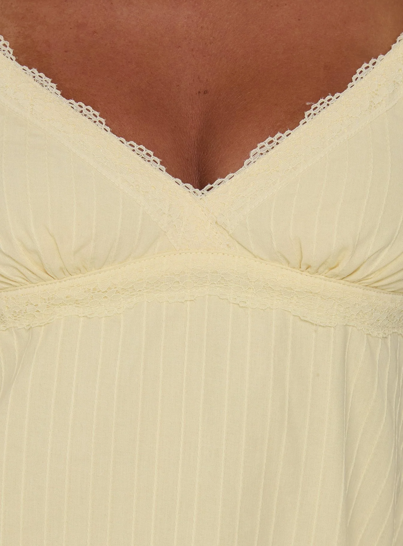 Lunya Mini Dress Lemon - Image 6
