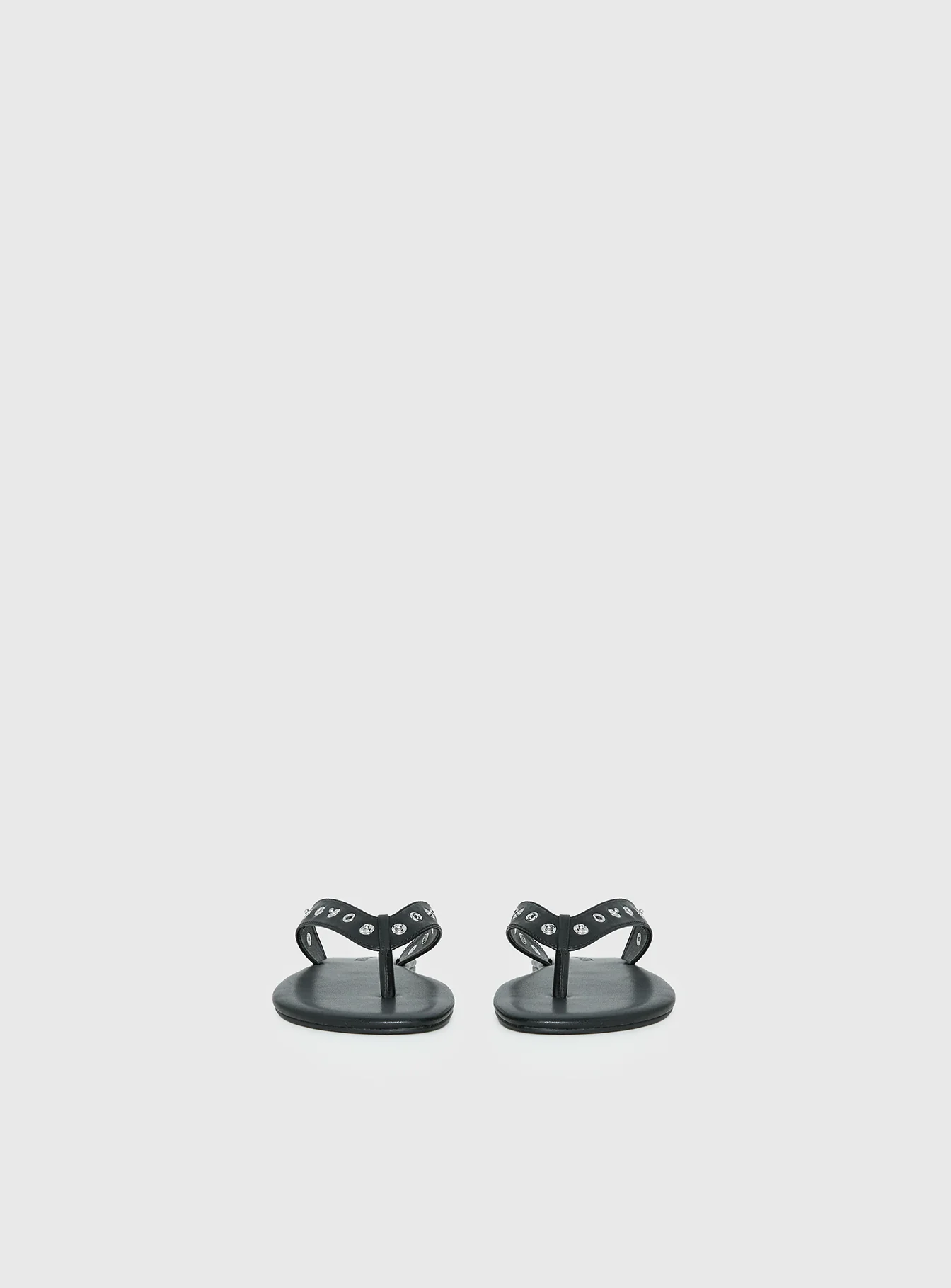 Lyana Eyelet Detail Sandals Black - Image 5