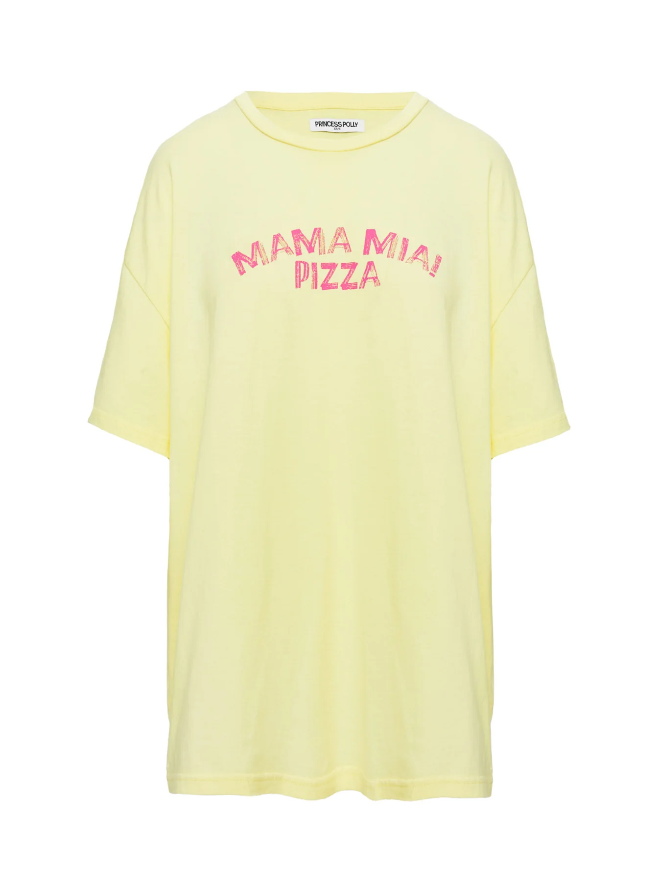Made With Love Graphic Top Pastel Yellow - Image 5