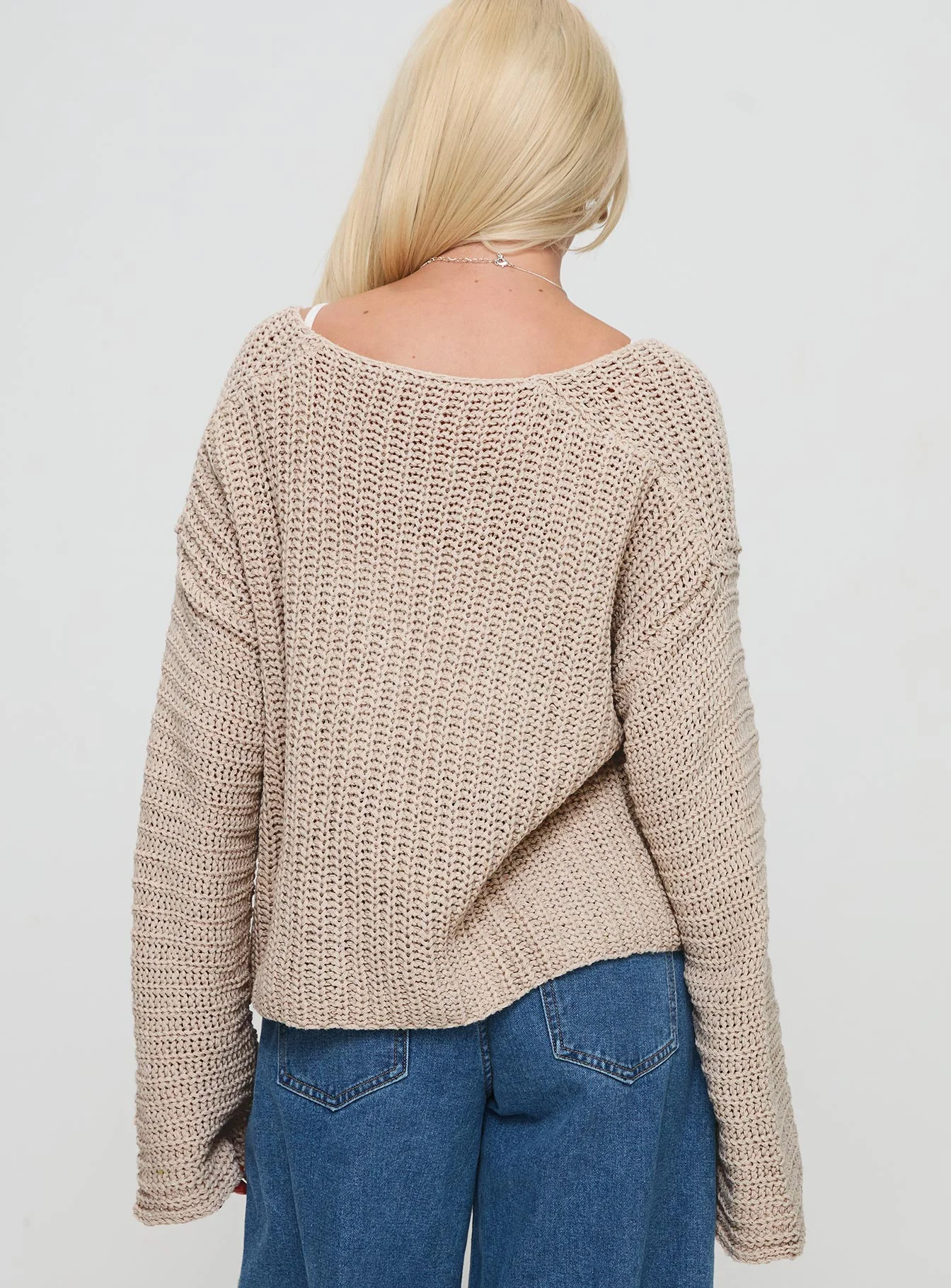 Maela Knit Cardigan Mocha - Image 5