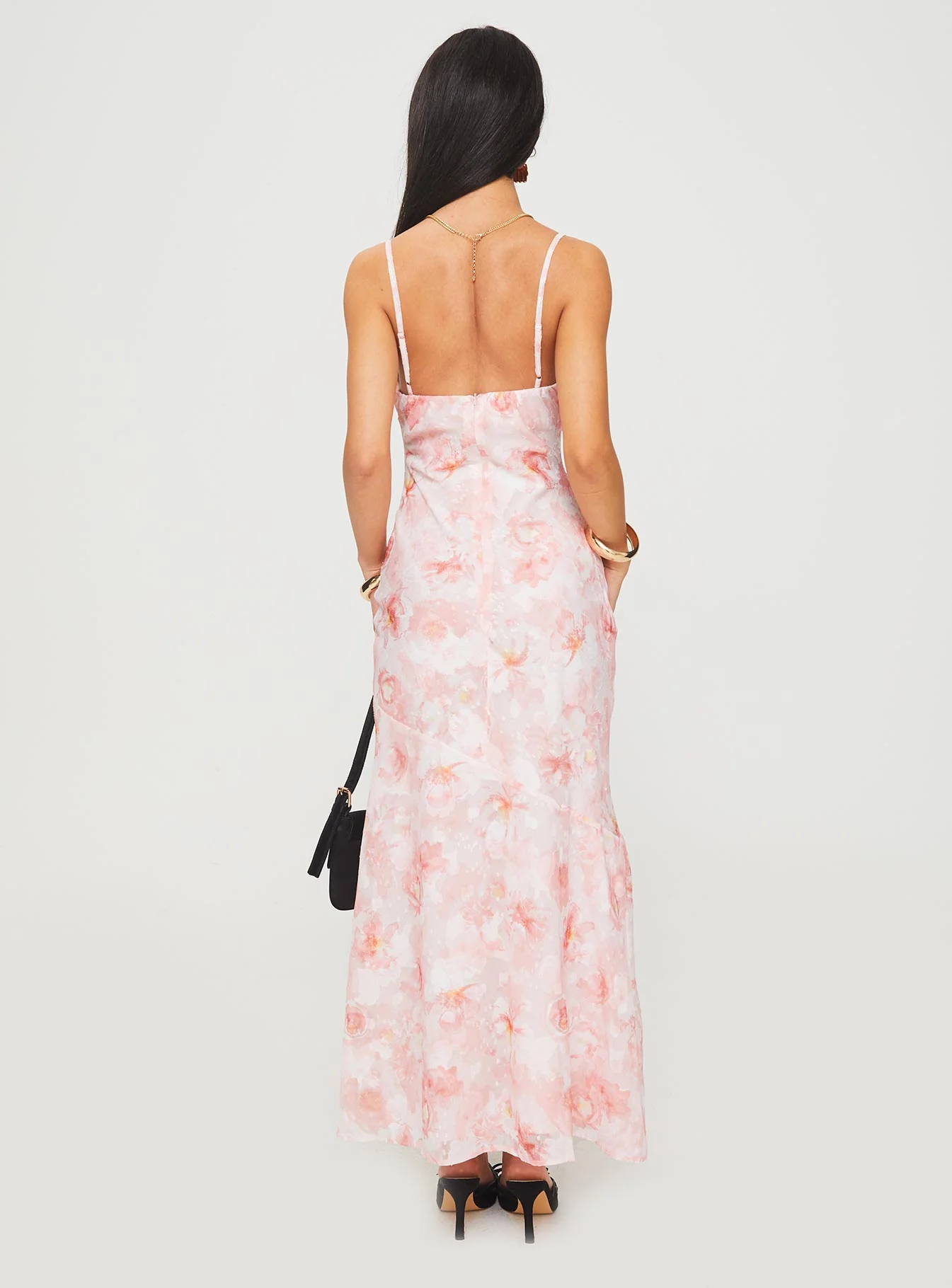 Mafalde Maxi Dress Pink - Image 4