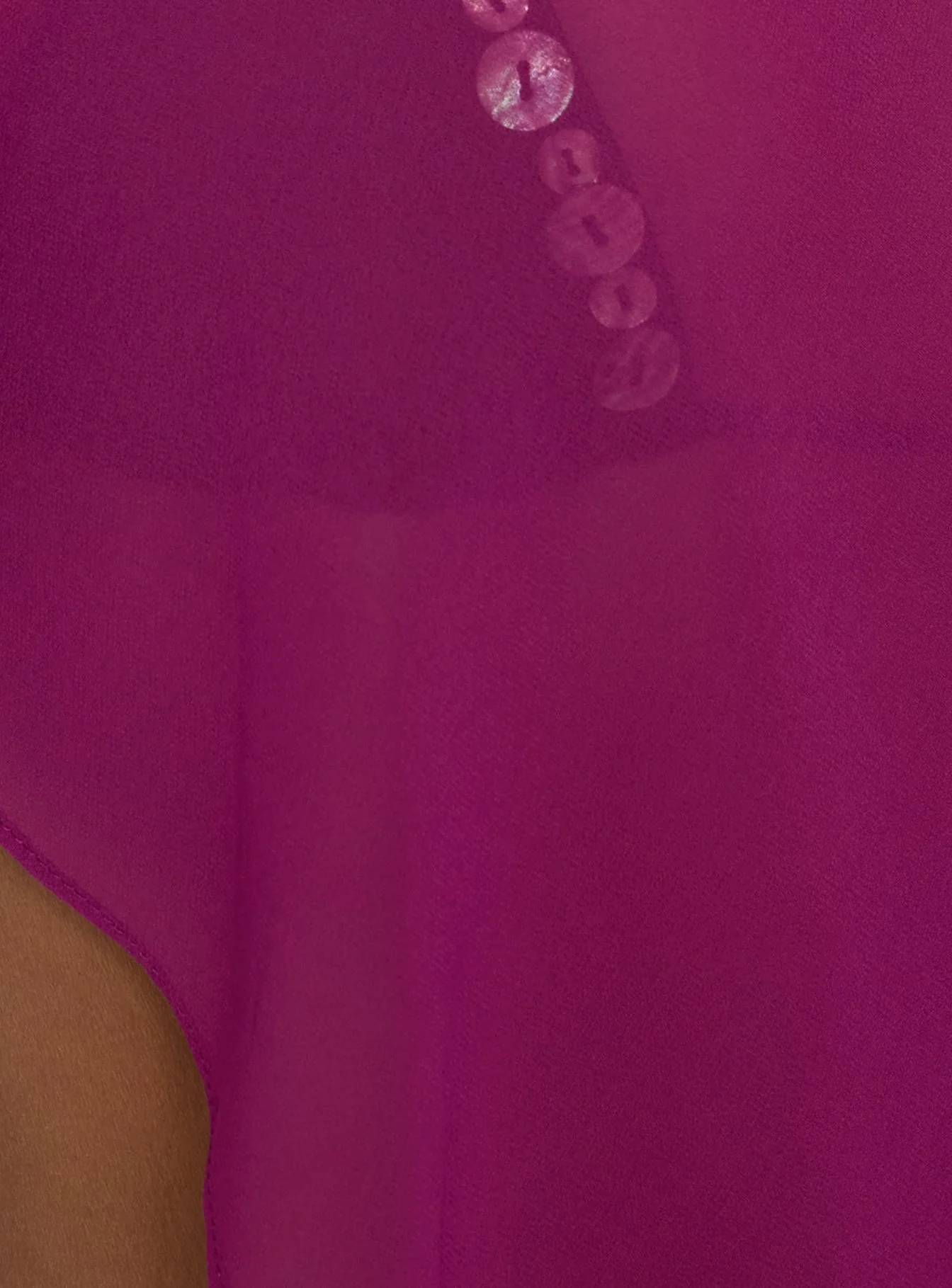 Mairelle Sheer Poncho Plum - Image 7