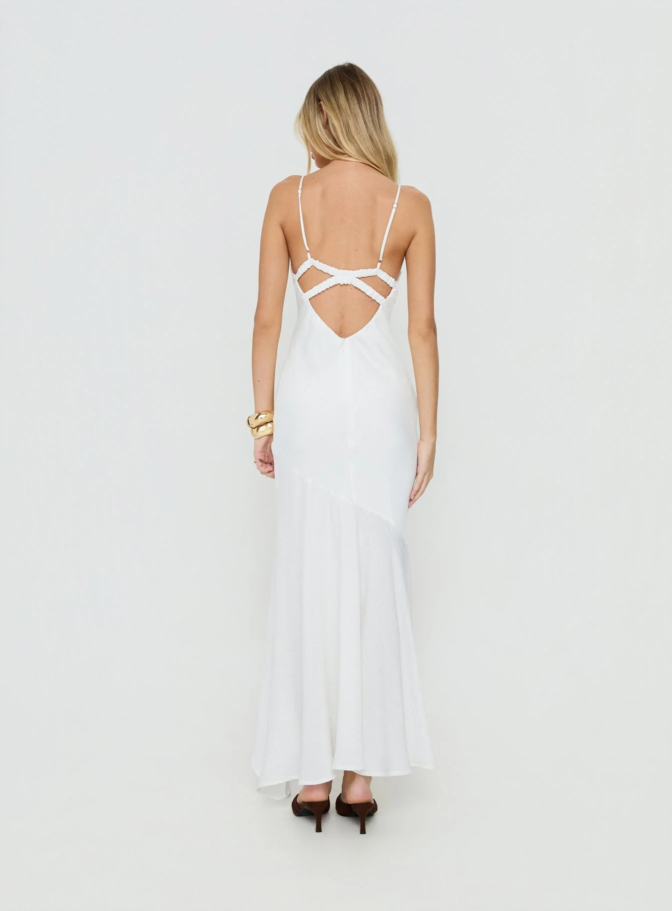 Makaia Balconette Maxi Dress White - Image 5