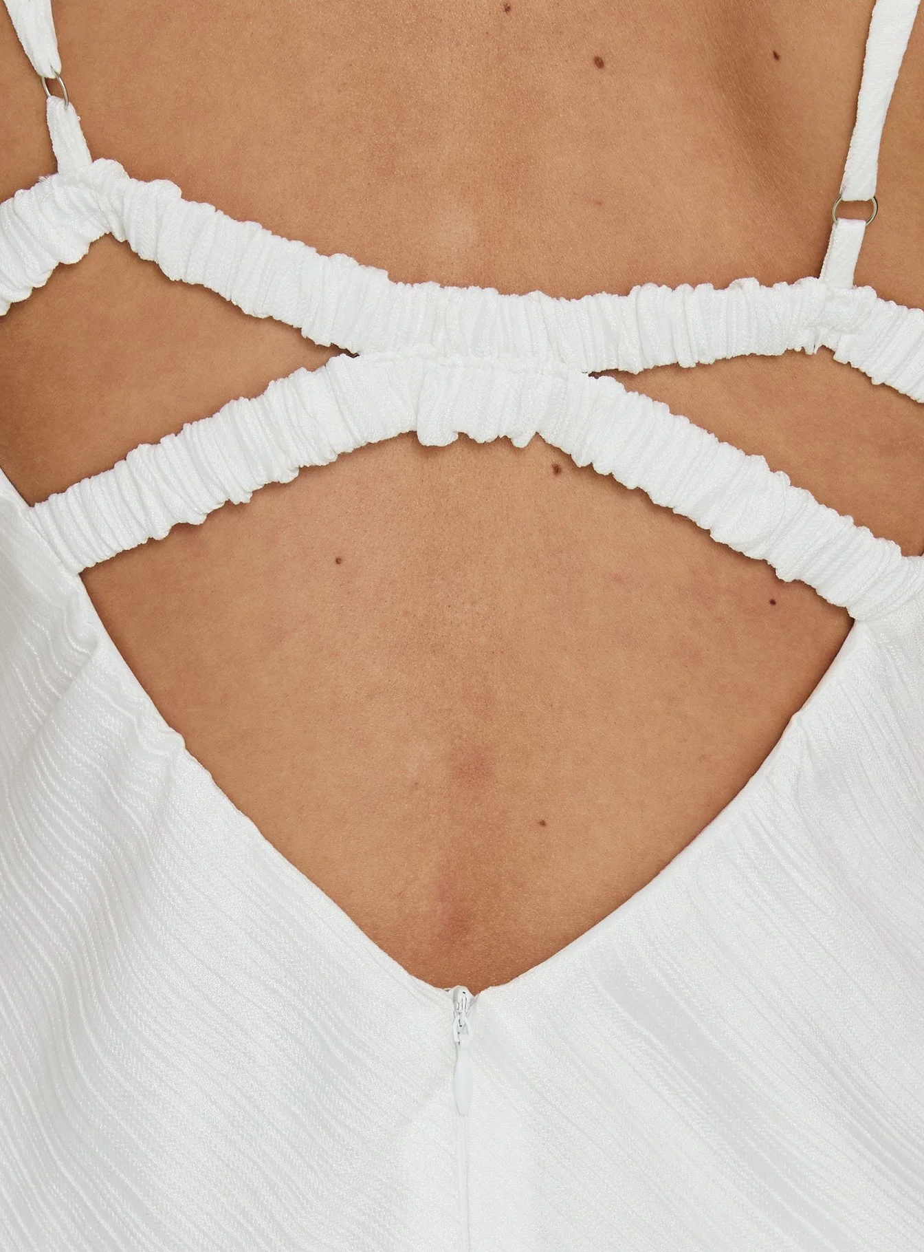 Makaia Balconette Maxi Dress White - Image 7