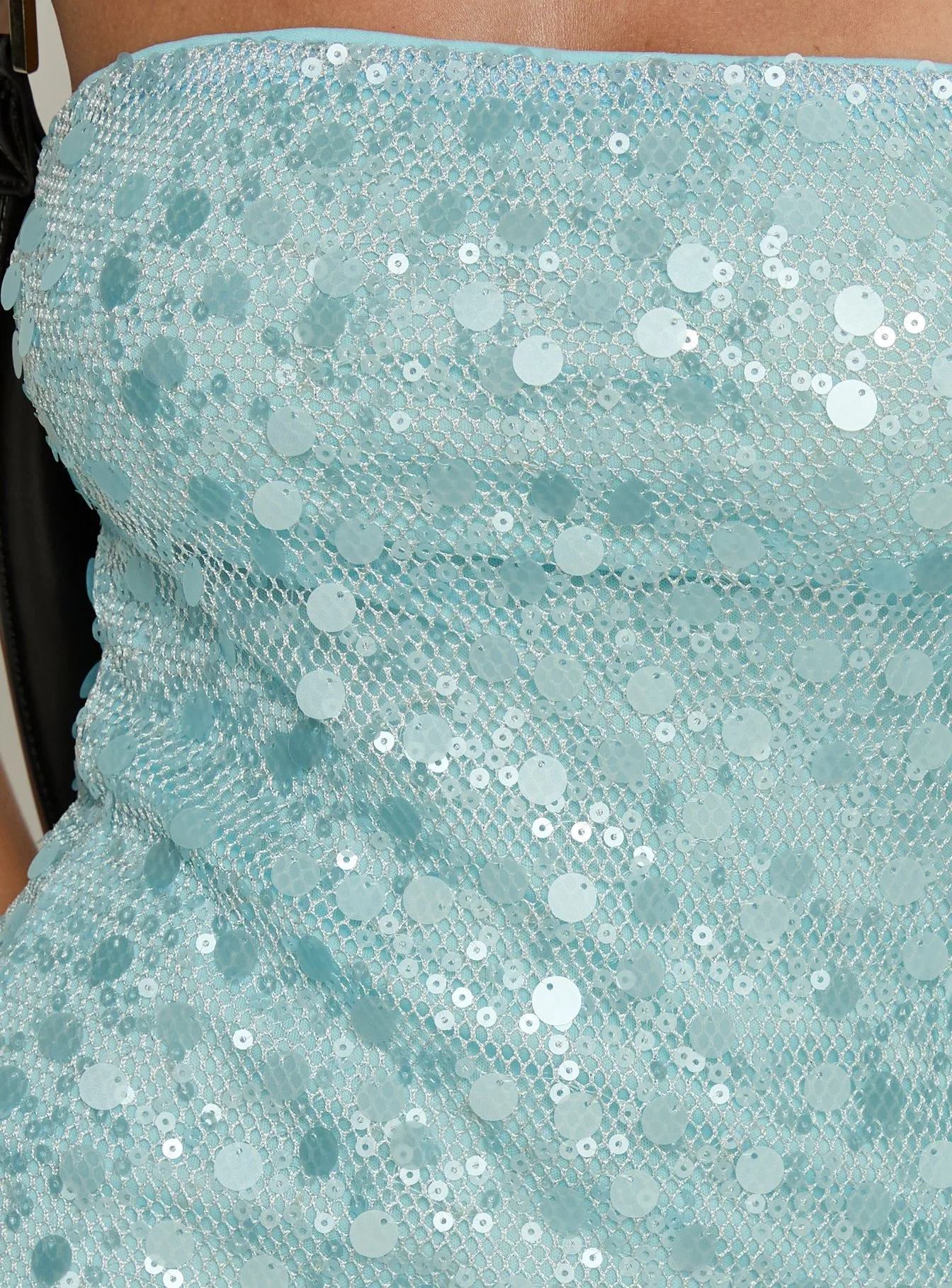 Mareisa Sequin Mini Dress Blue - Image 6