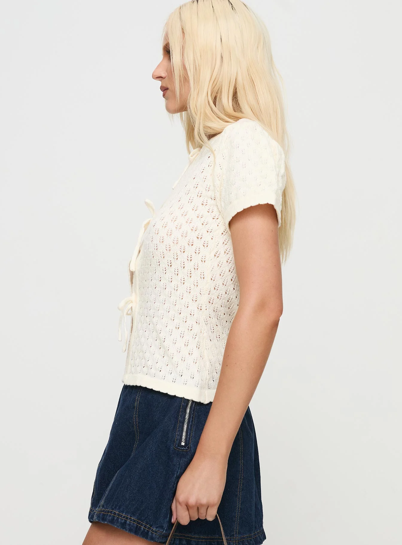 Mari Knit Top Cream - Image 4
