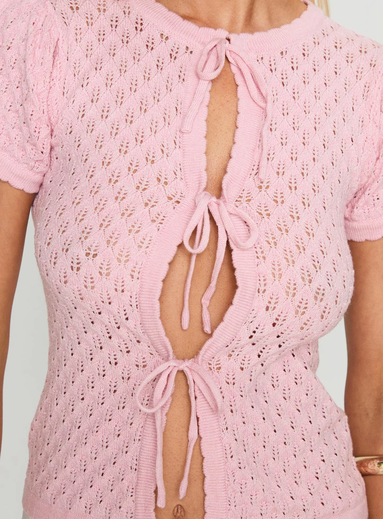 Mari Knit Top Pink - Image 5