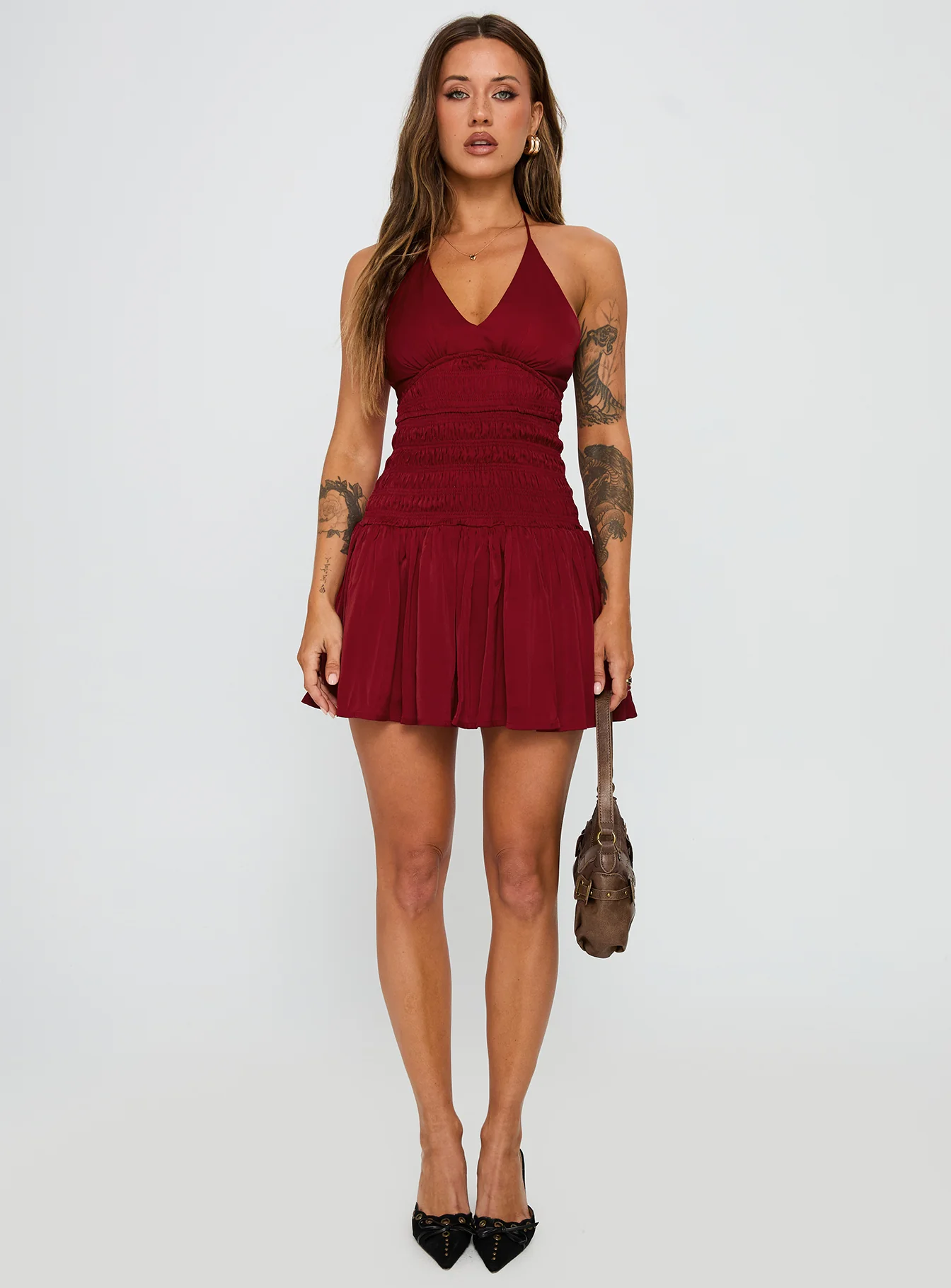 Mariachi Mini Dress Red - Image 6