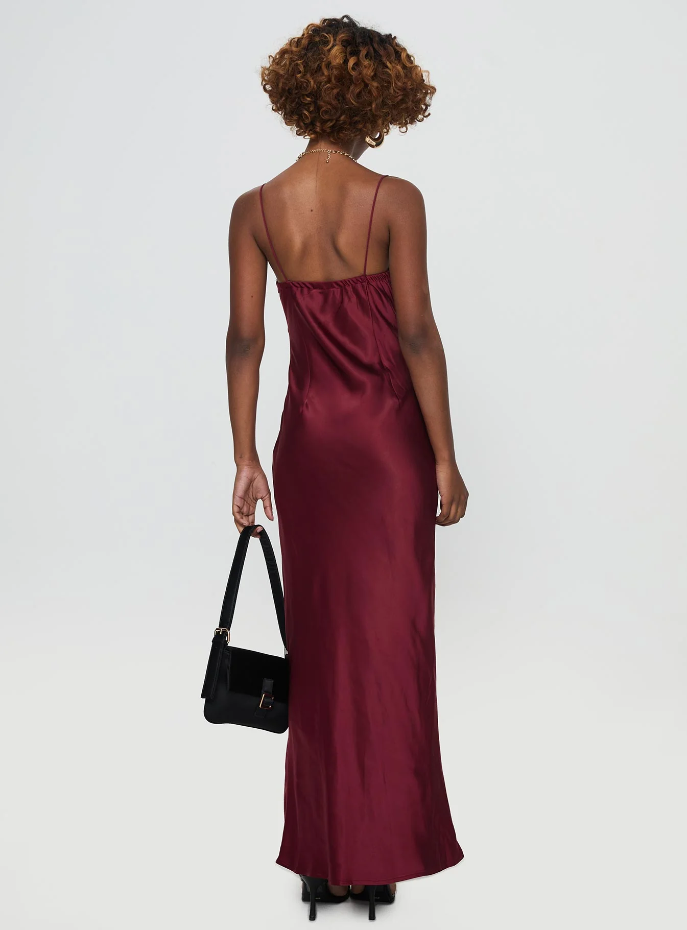 Marilyn Maxi Dress Wine - Image 6