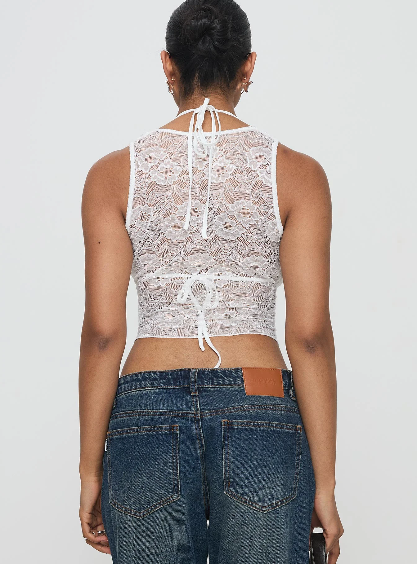 Maryam Lace Top White - Image 5