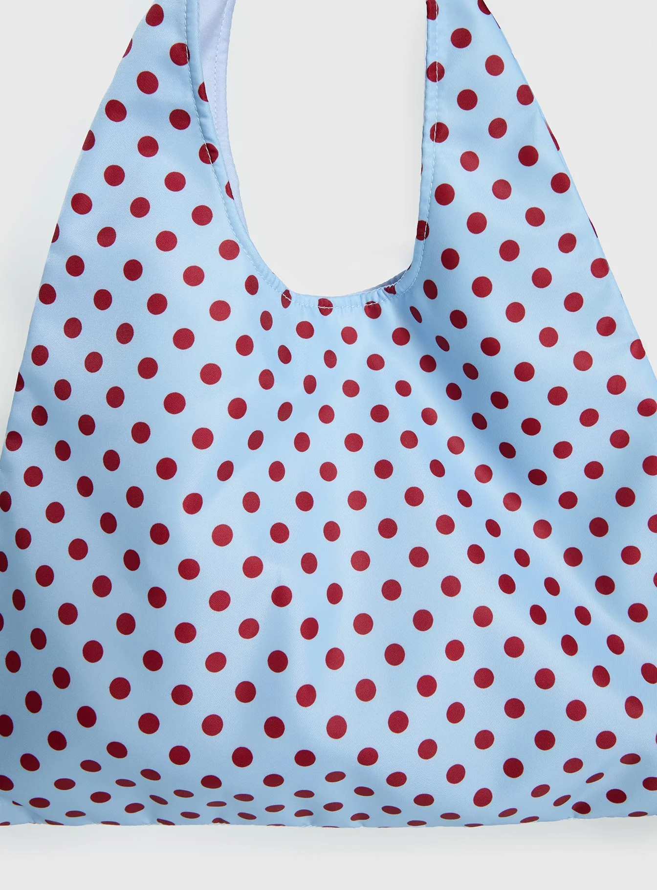 Mayda Tote Bag Red / Blue Polka - Image 5