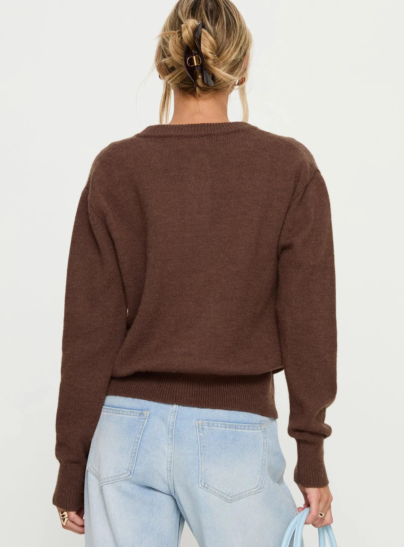 Melancholia Cardigan Chocolate - Image 5