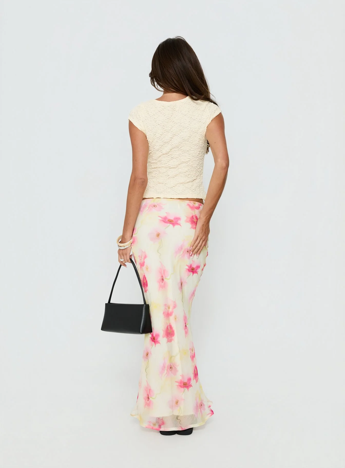 Mercer Maxi Skirt Yellow Floral - Image 5