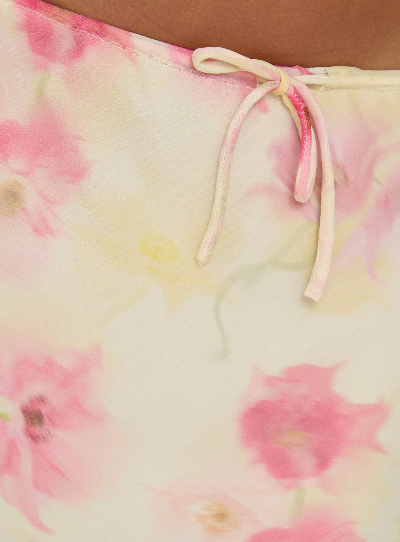 Mercer Maxi Skirt Yellow Floral - Image 6