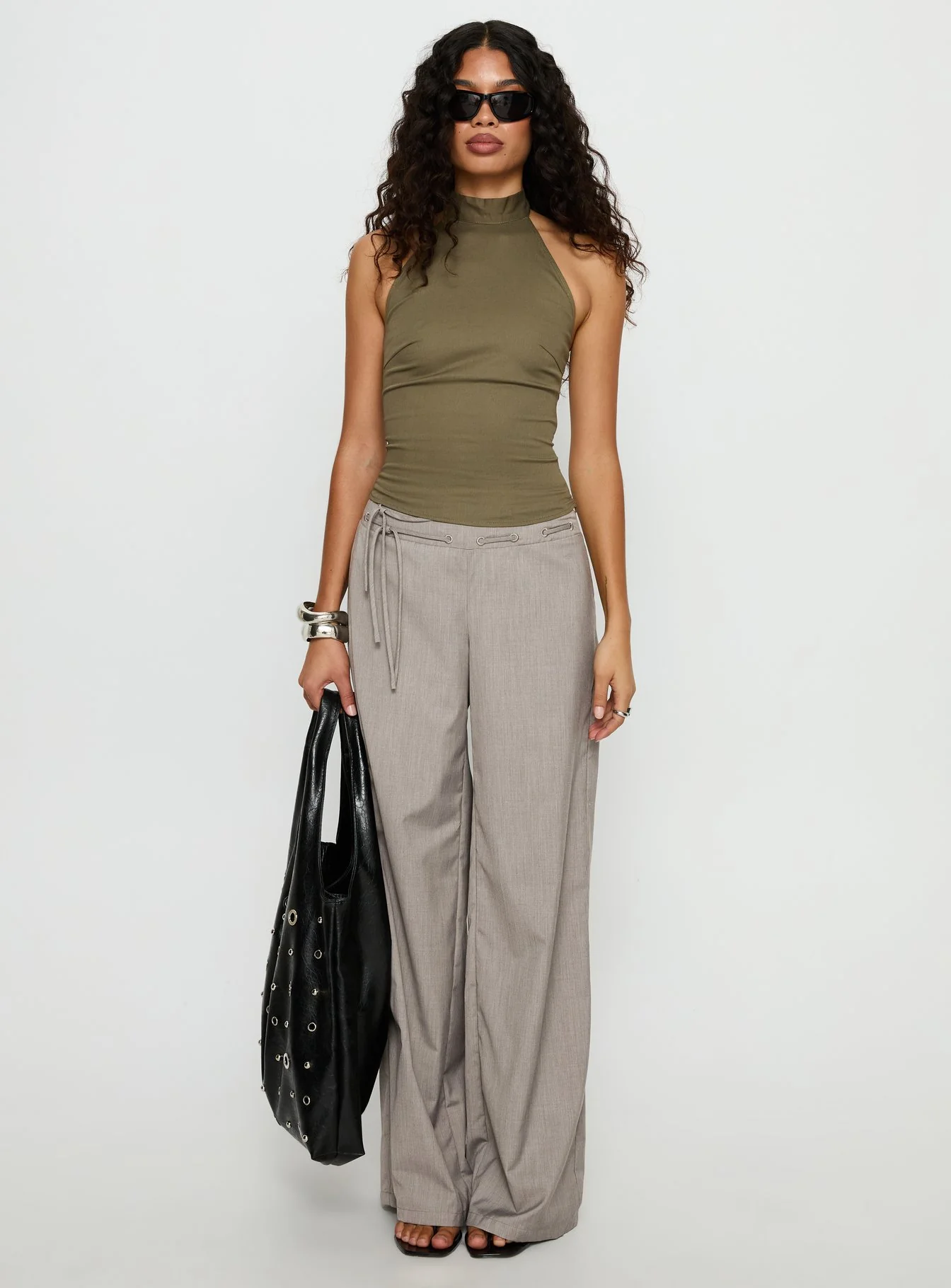 Merril Halter Top Khaki - Image 7