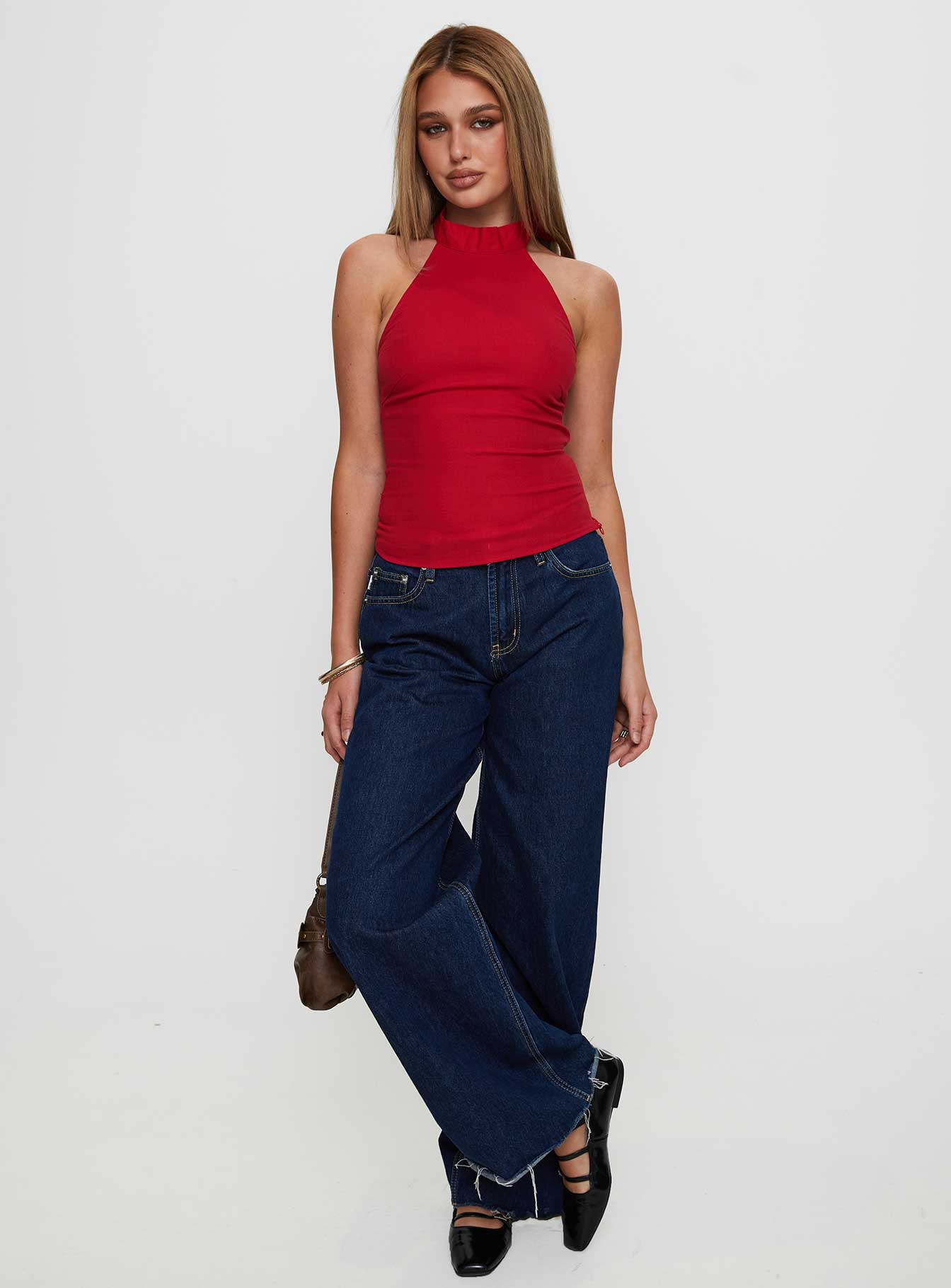 Merril Halter Top Red - Image 3