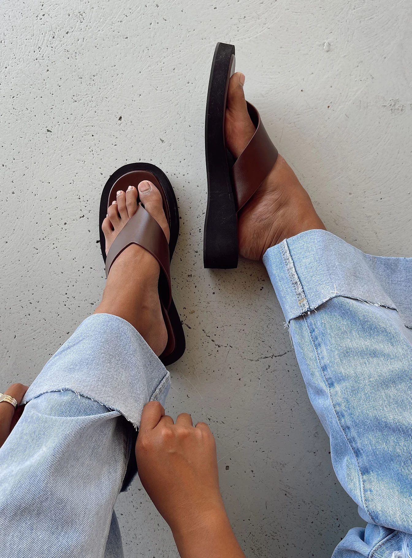Remi Sandals Chocolate - Image 6