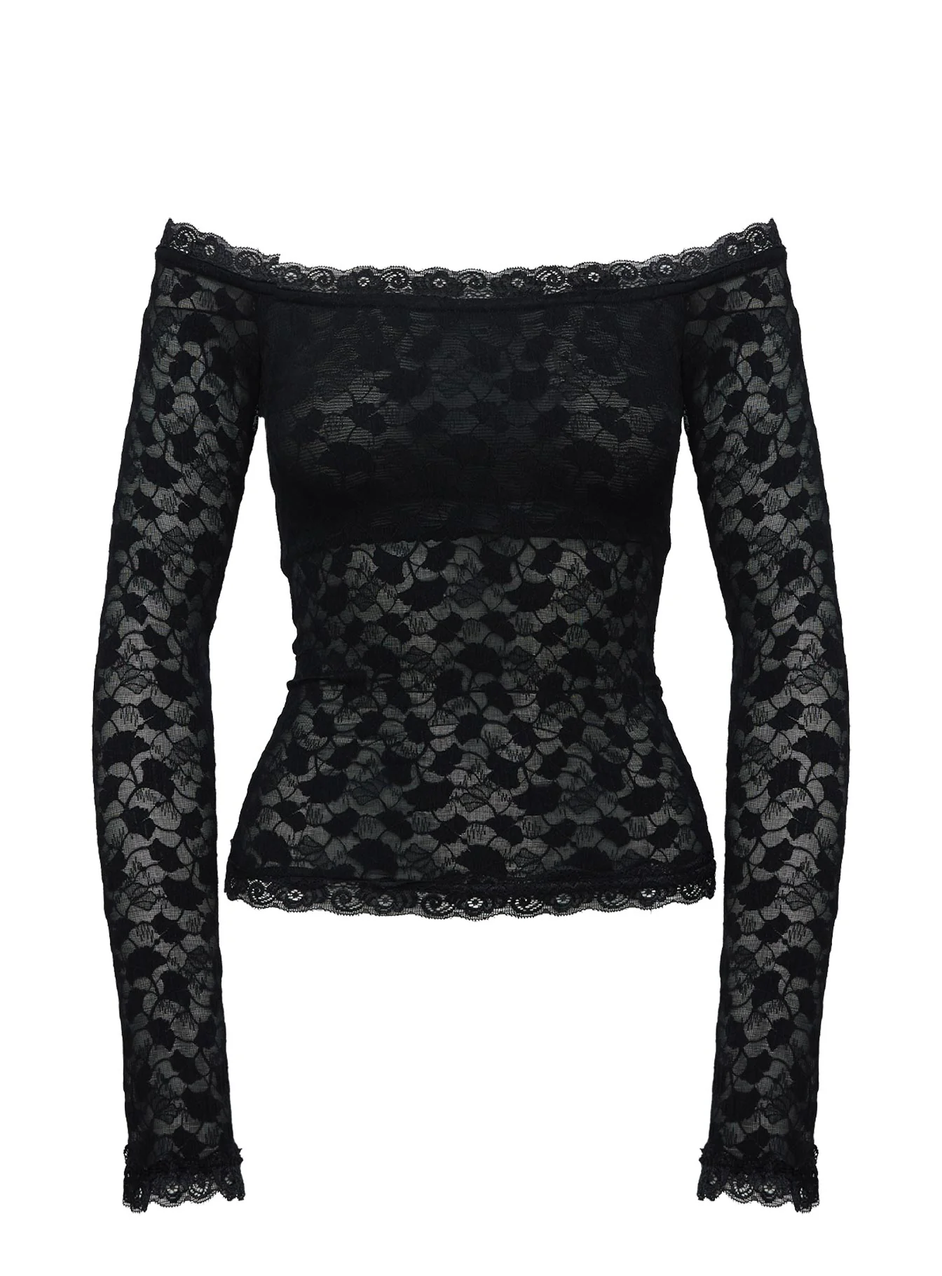 Mochapella Off The Shoulder Top Black - Image 5