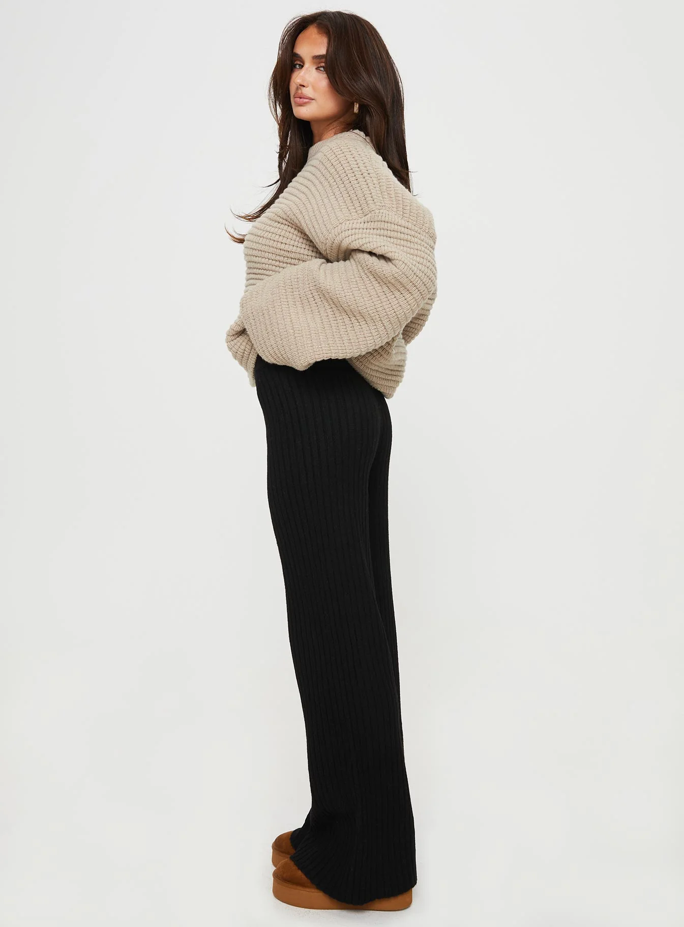 Montana Knit Pants Black - Image 4