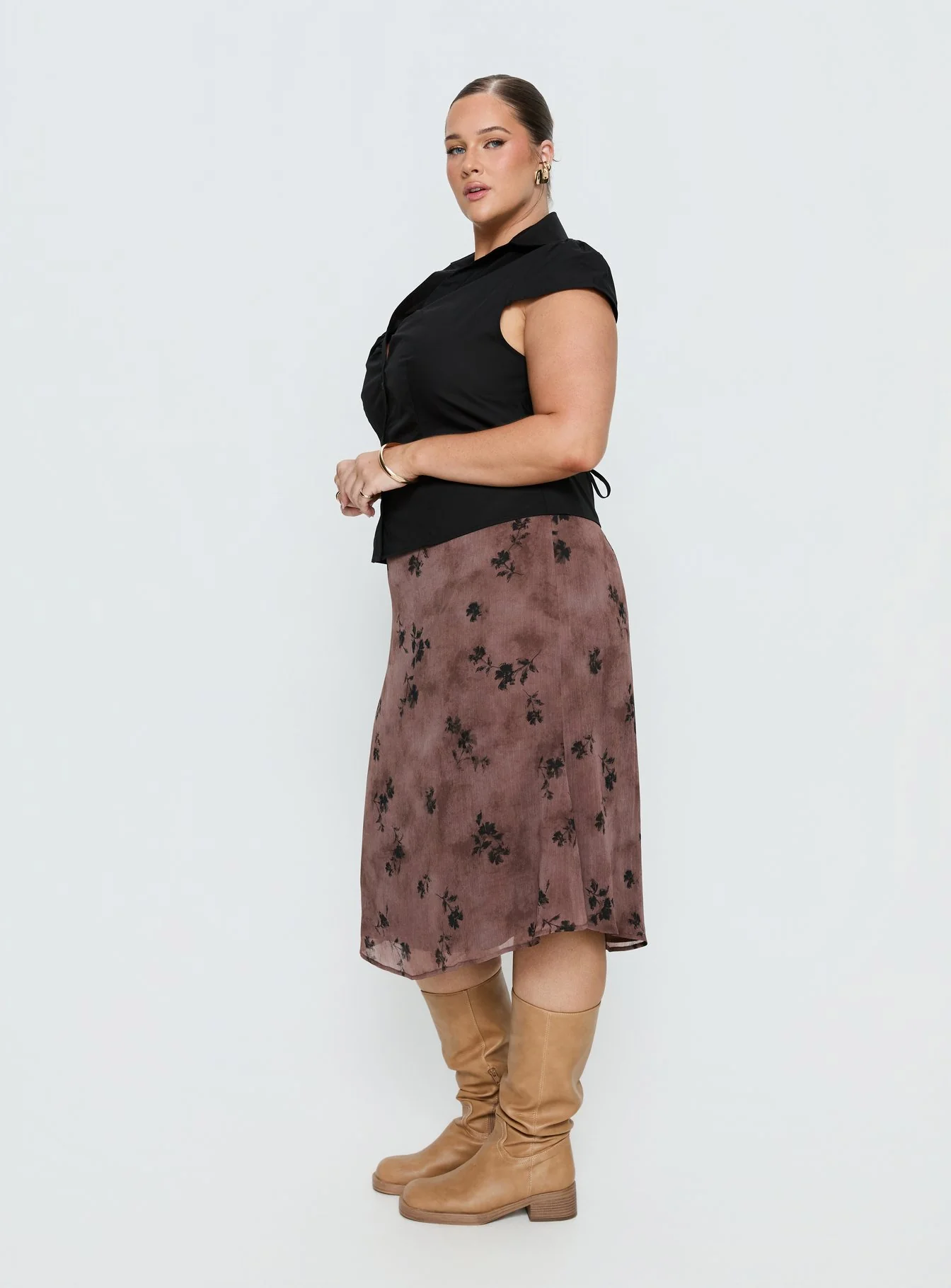 Moses Midi Skirt Multi Curve - Image 4