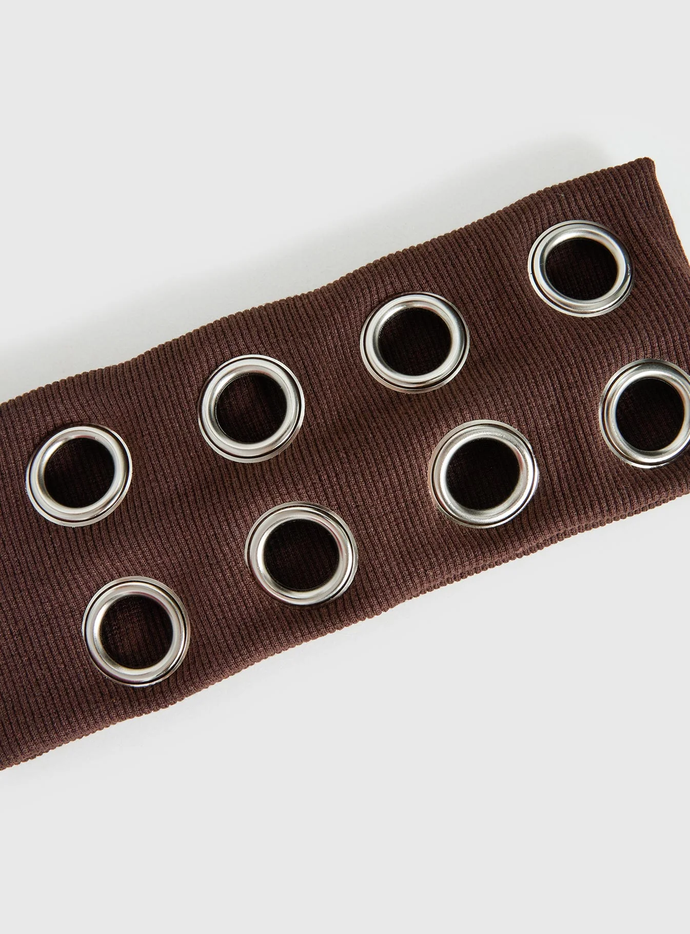 Movie Stars Eyelet Headband Brown - Image 4