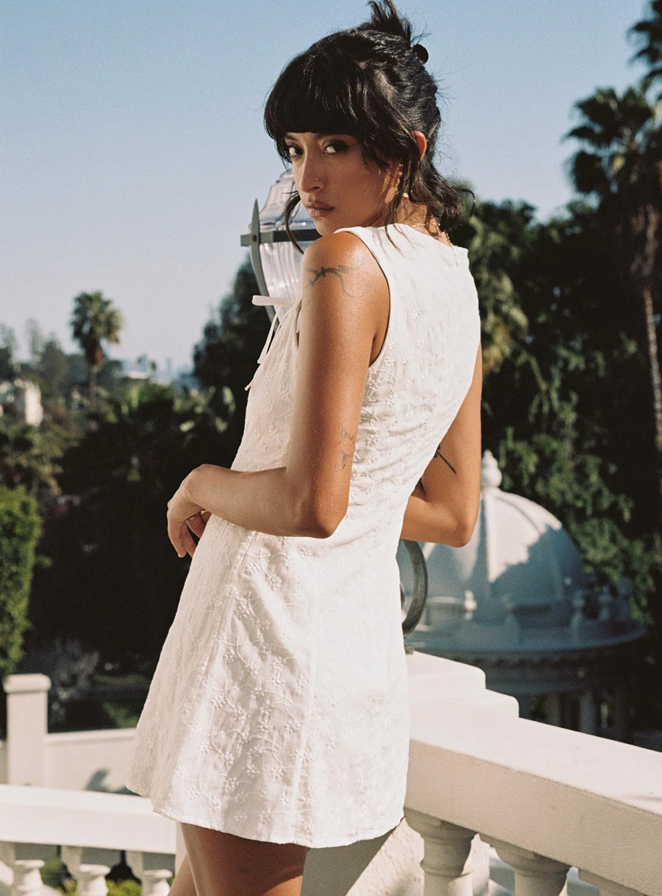 Muffins Mini Dress White - Image 4