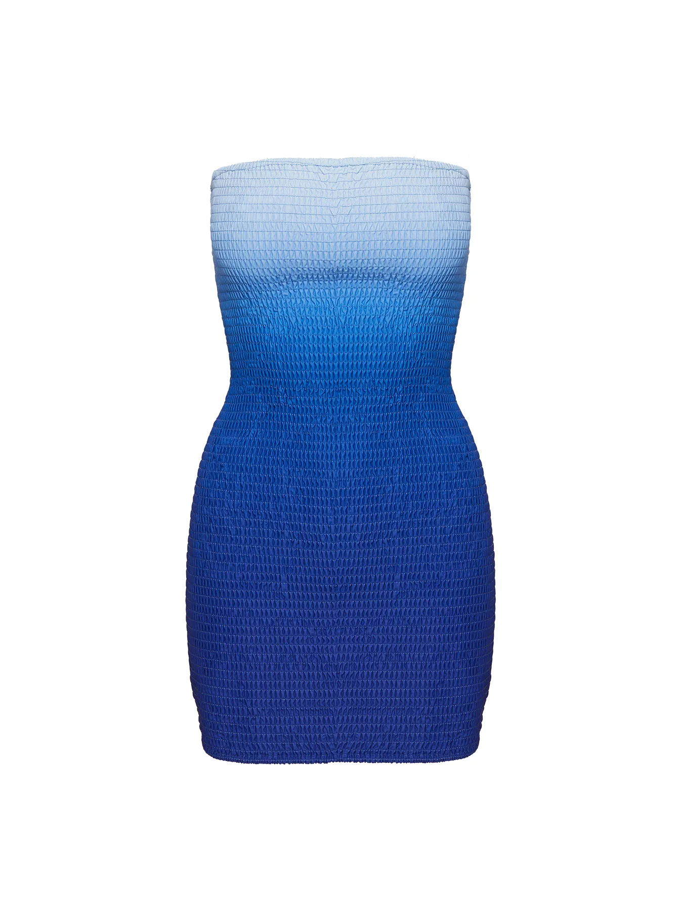 Murphies Strapless Mini Dress Blue Ombre - Image 5