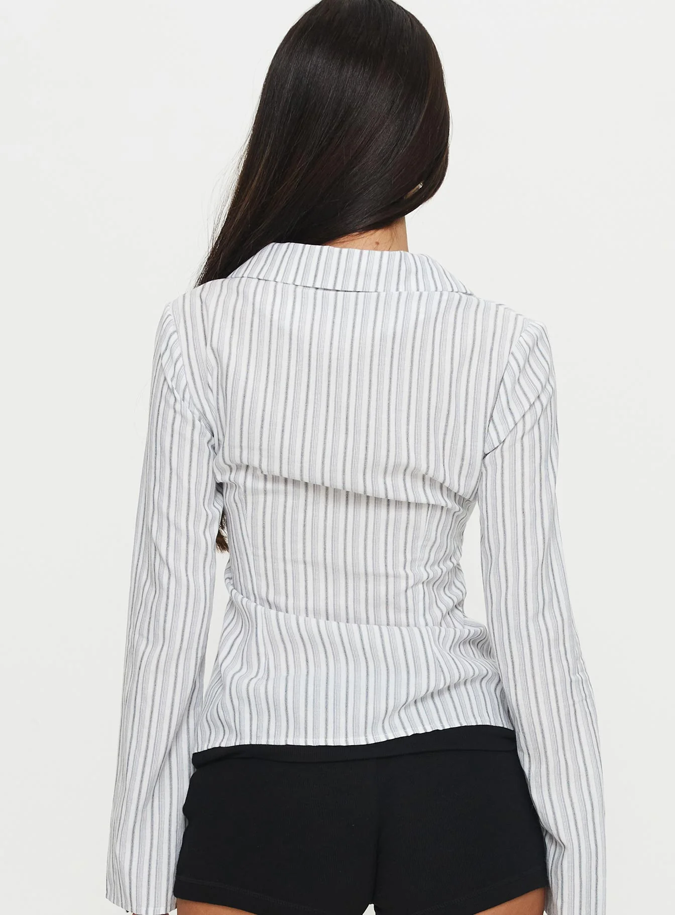 Myers Stripe Top White - Image 5