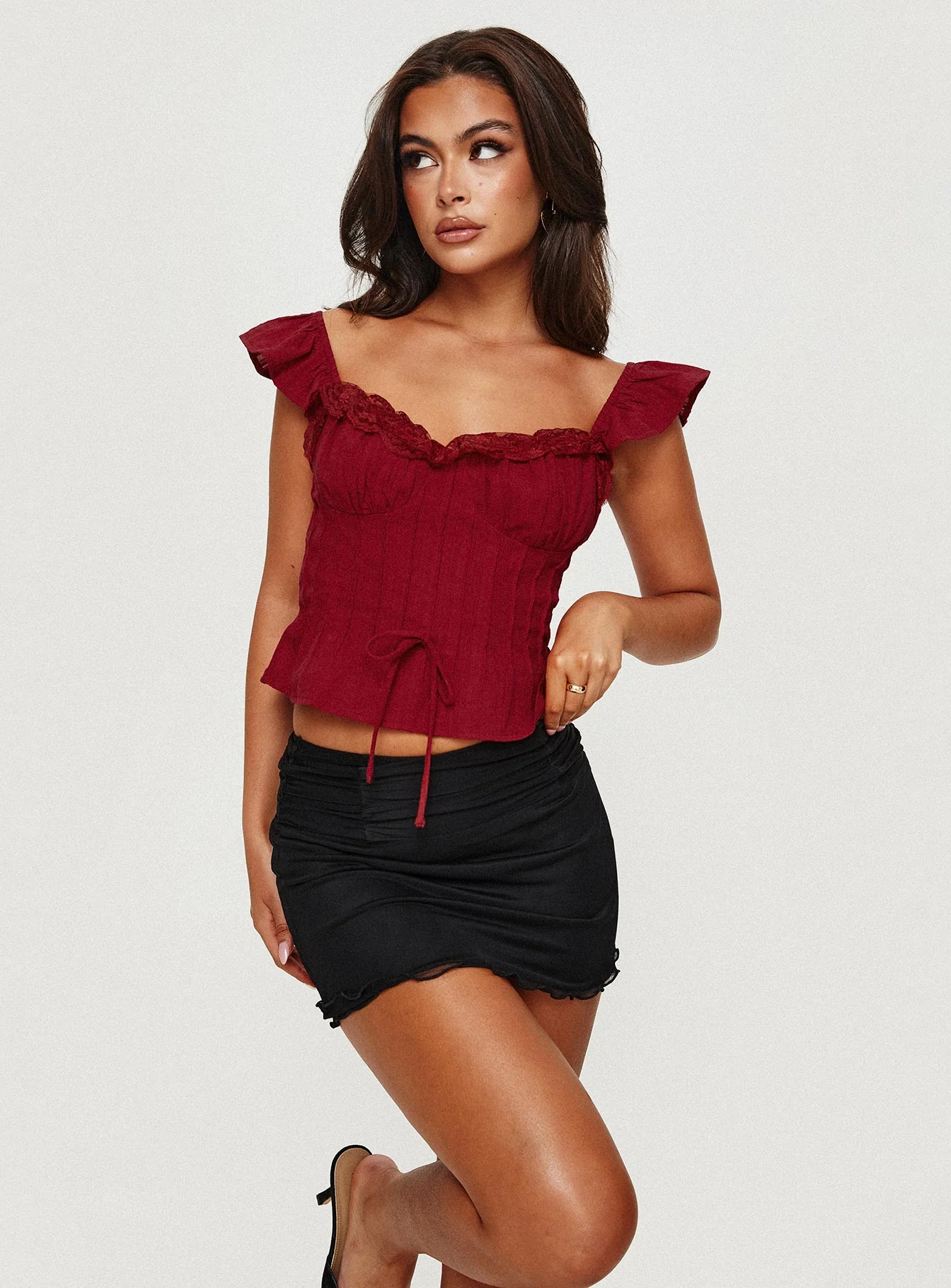 Mylan Top Burgundy - Image 6