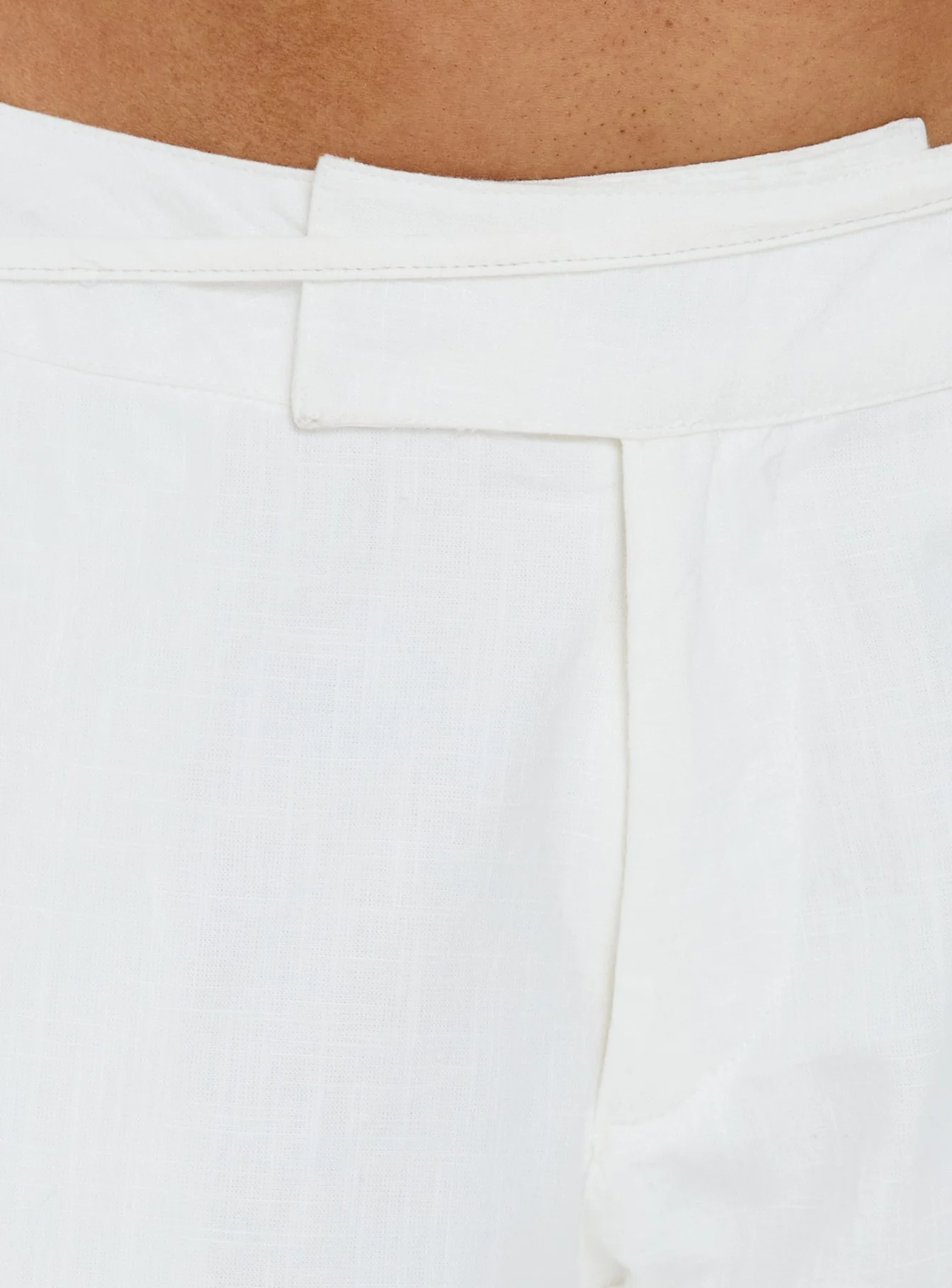 Mylana Straight Leg Tie Pants White - Image 6