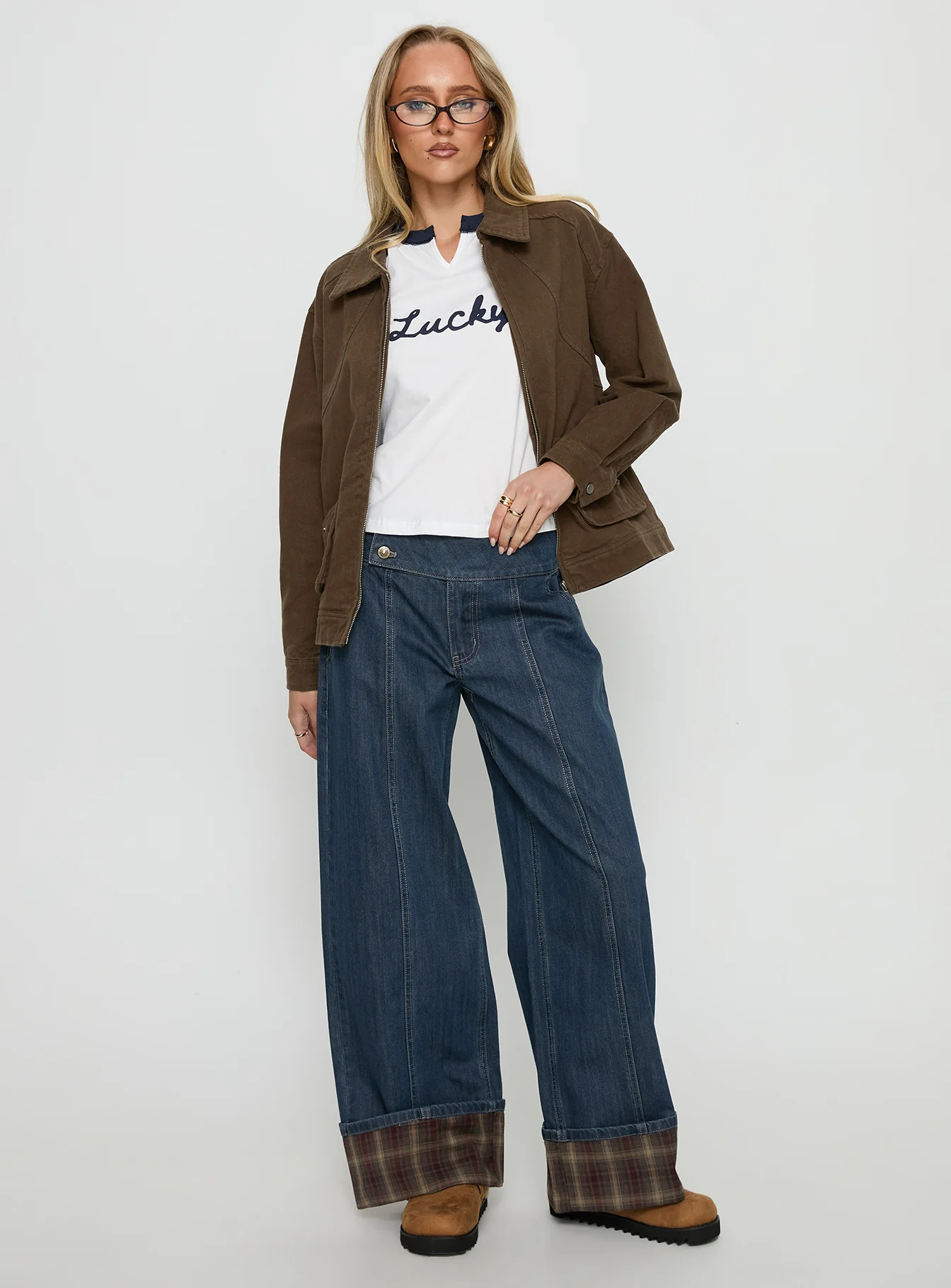 Nelsie Collared Oversized Jacket Green - Image 3