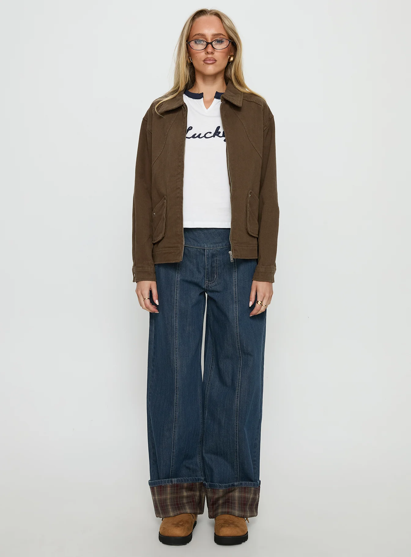 Nelsie Collared Oversized Jacket Green - Image 7