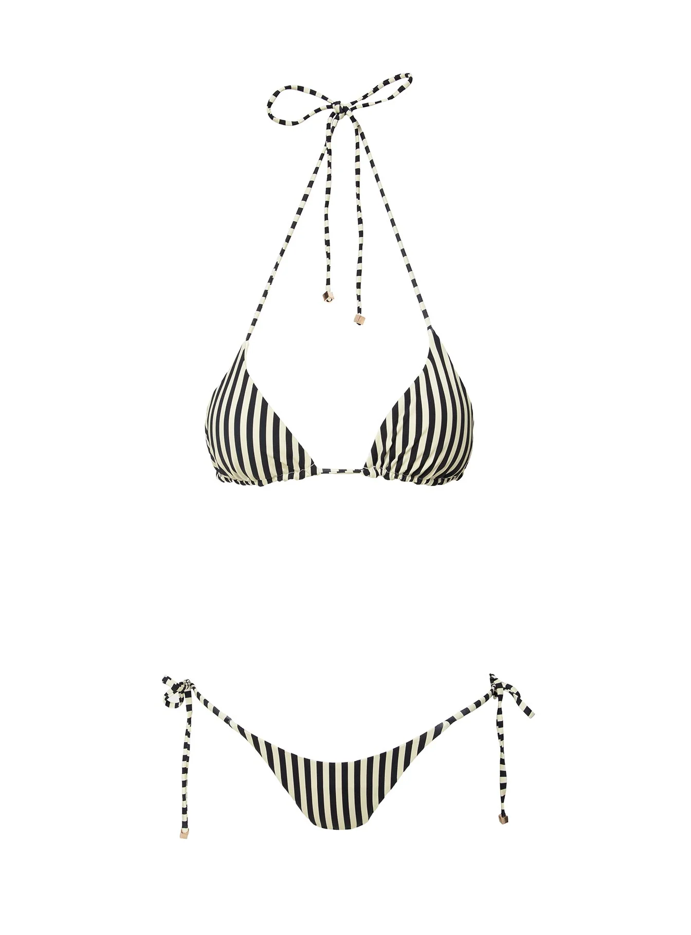 Nevaeh Triangle Bikini Top Multi Stripe - Image 5