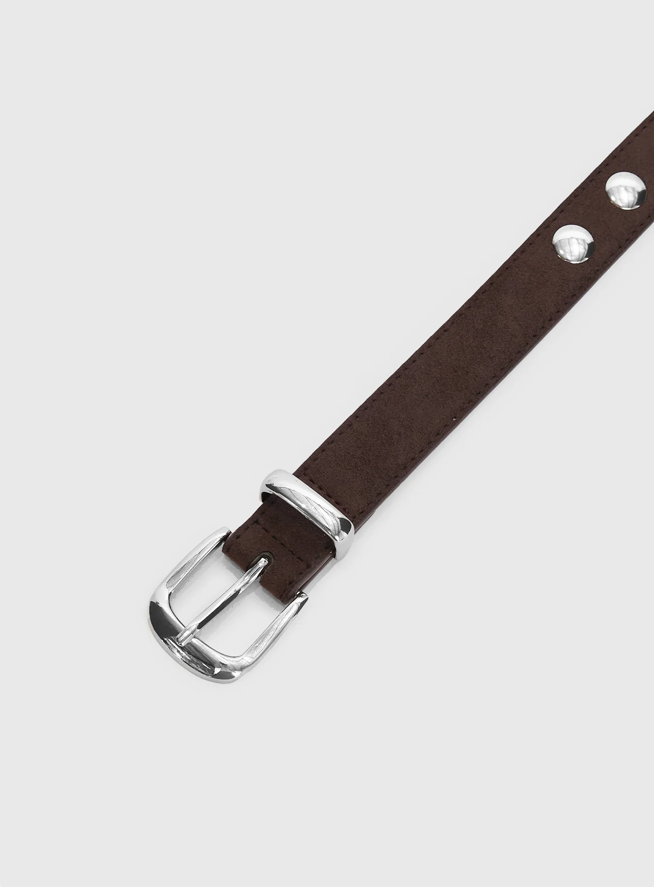 Nikoli Stud Belt Brown - Image 3