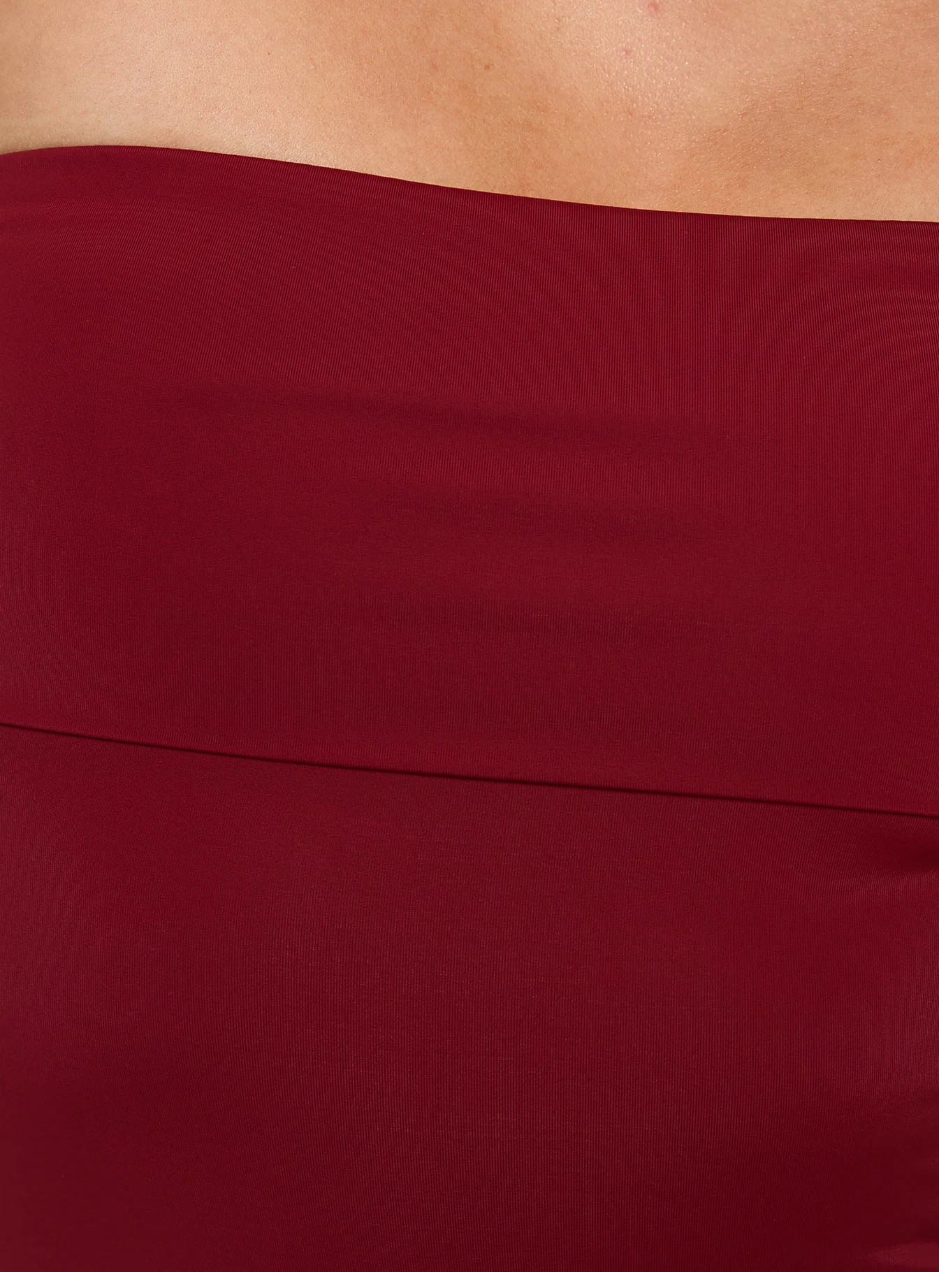 Niner Strapless Bodysuit Burgundy Petite - Image 6
