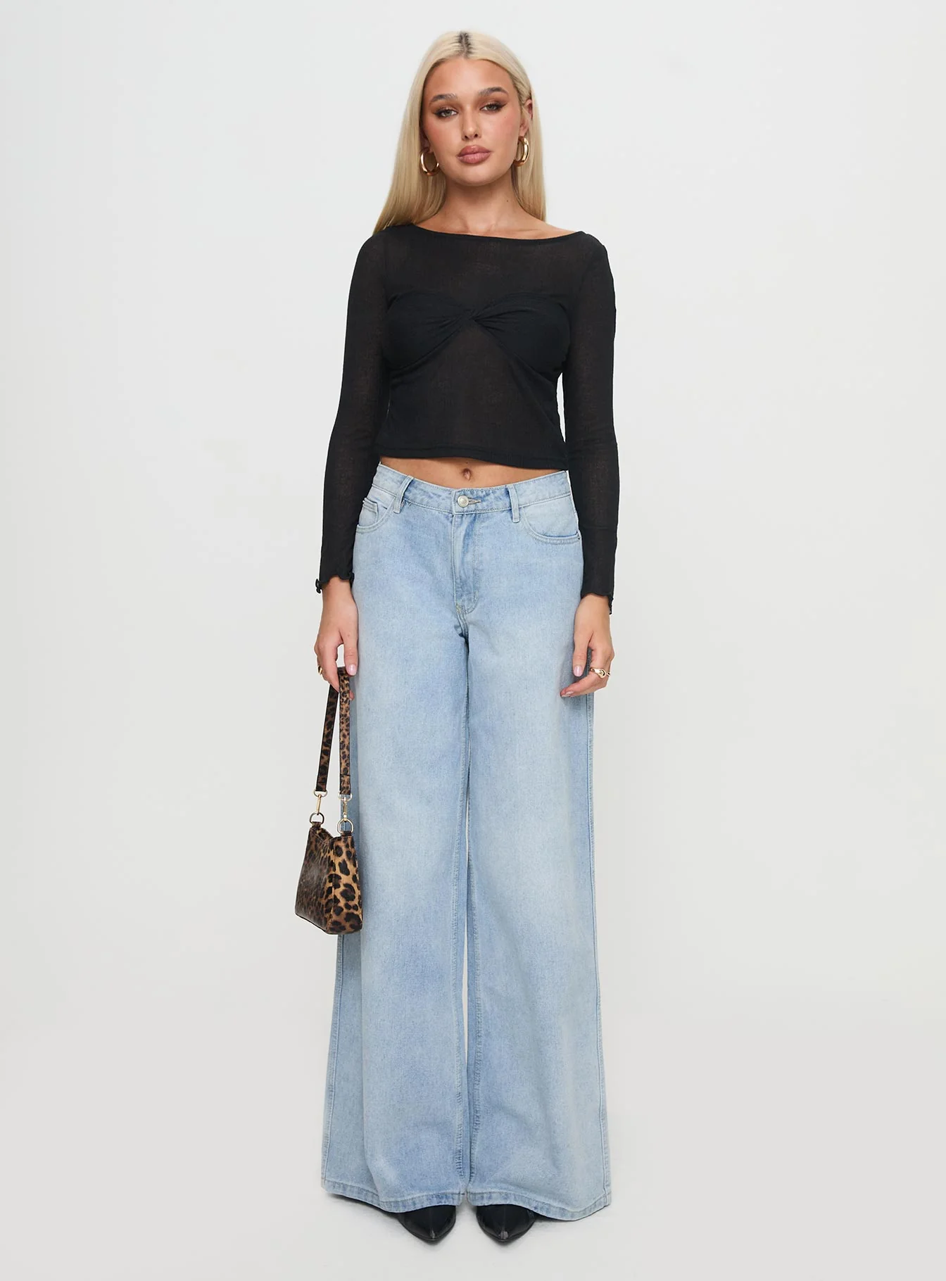 November Long Sleeve Top Black - Image 7