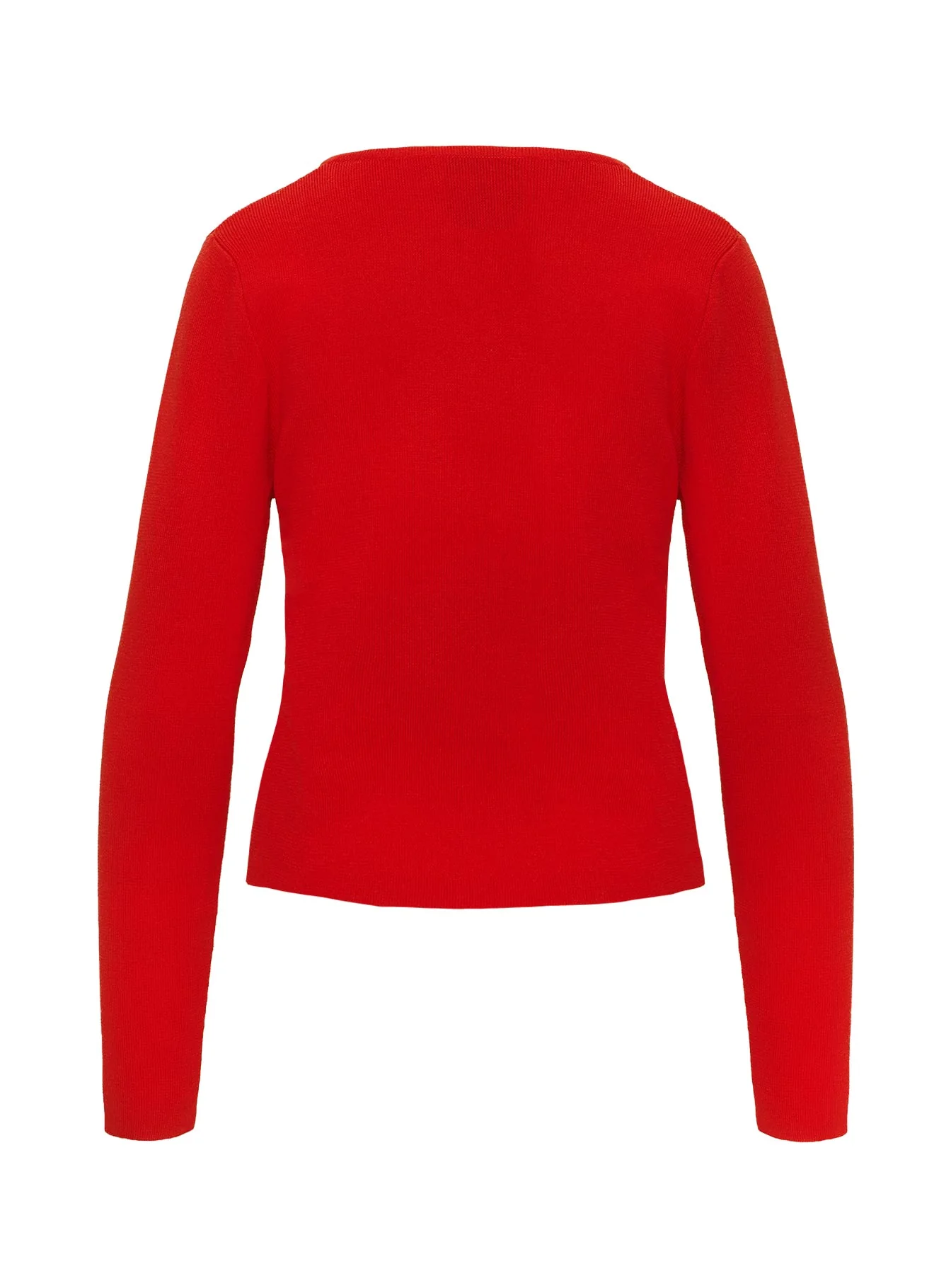 Old Burlington Knit Cardigan Red - Image 6