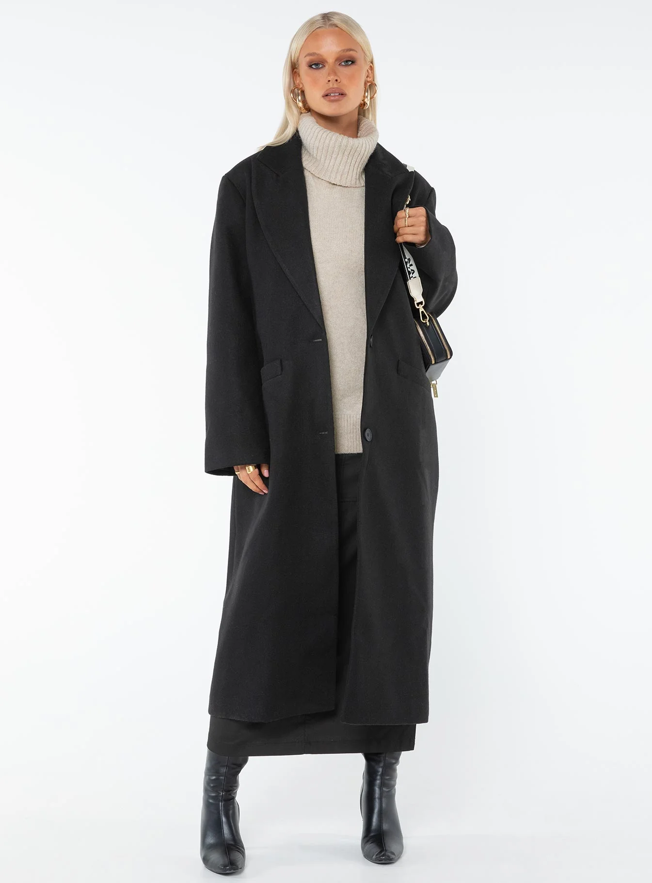 Olsen Coat Black - Image 2