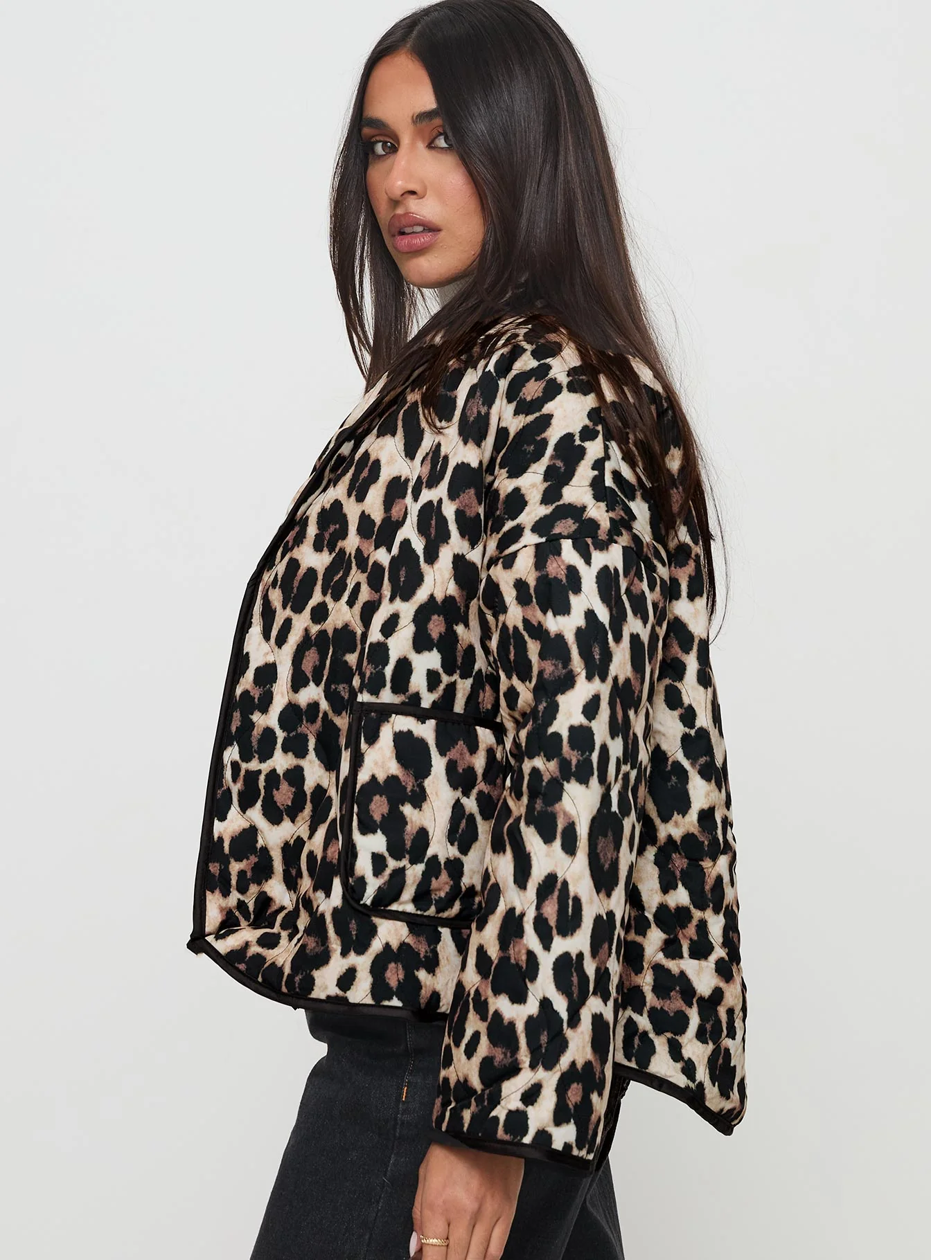 One I Want Jacket Leopard - Image 4