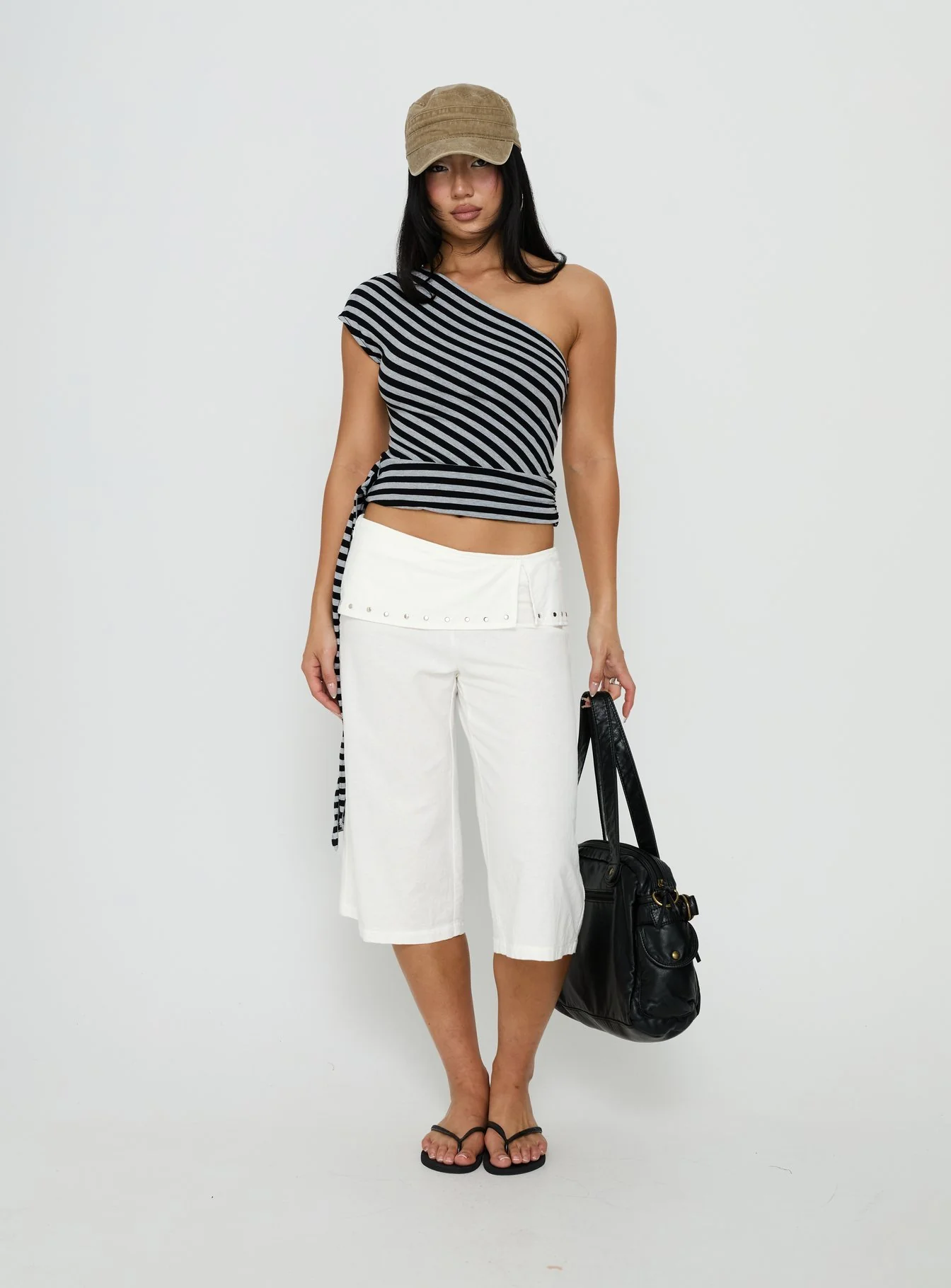 Oren Capri Trouser Ivory - Image 2