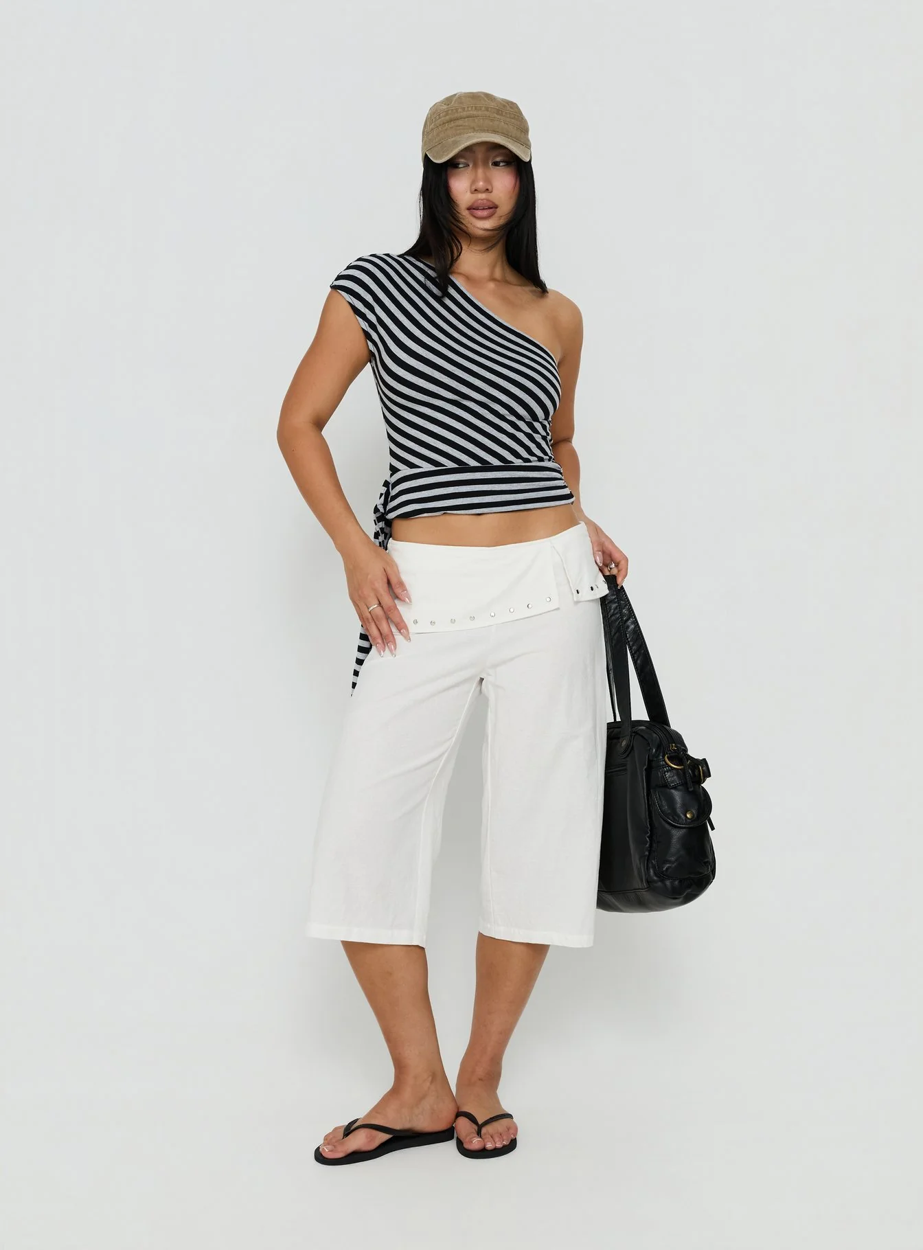 Oren Capri Trouser Ivory - Image 3
