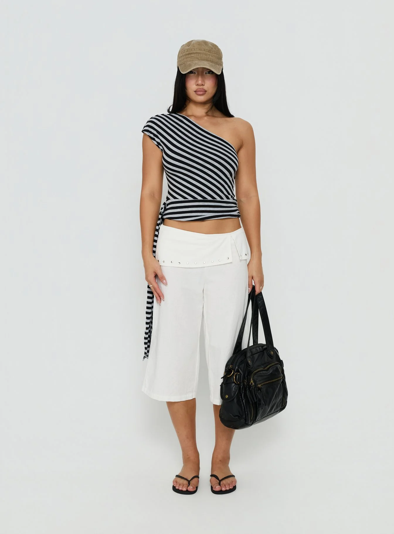 Oren Capri Trouser Ivory - Image 7