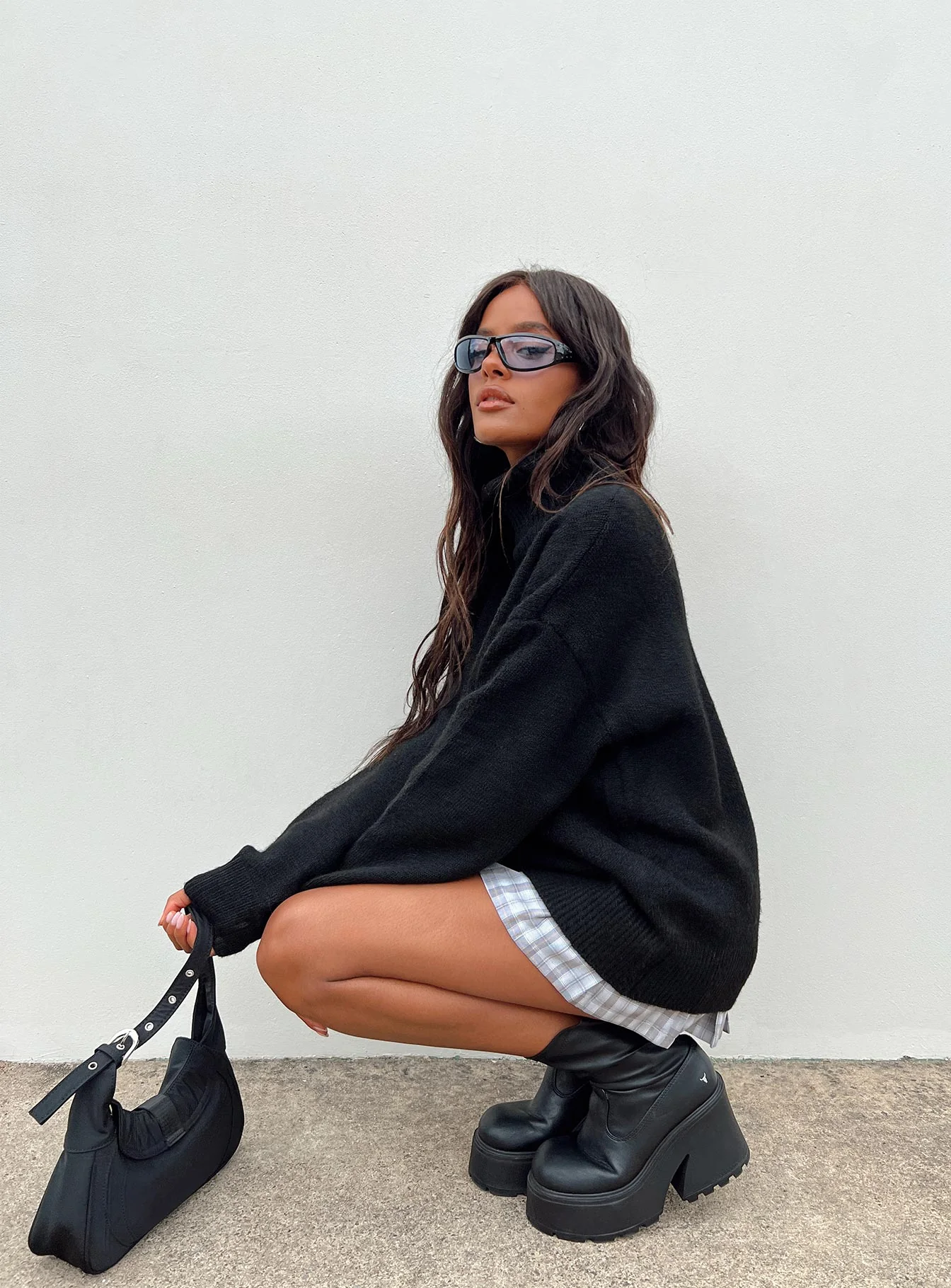 Oswin Turtleneck Sweater Black - Image 7