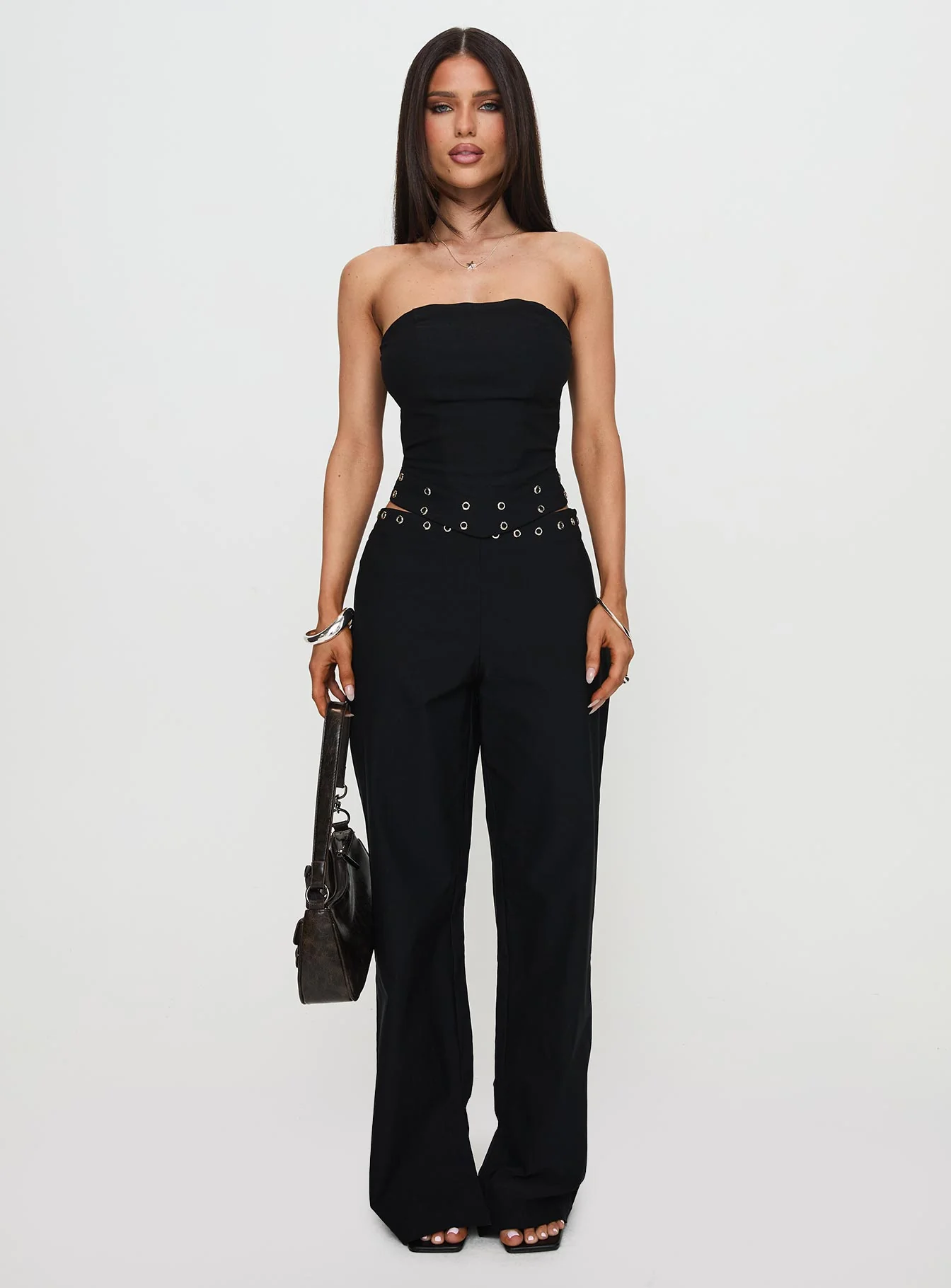 Passionette Strapless Top Black - Image 7