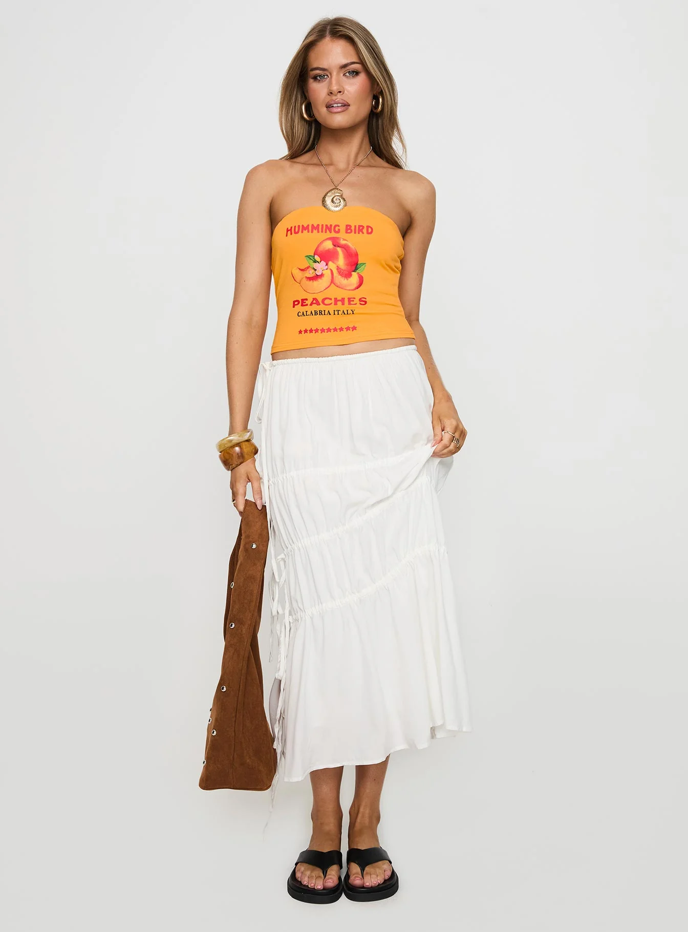 Peaches Tube Top Orange - Image 3