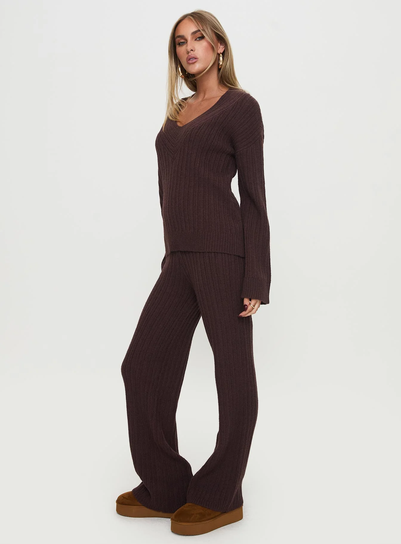 Pillows Knit Set Brown - Image 4