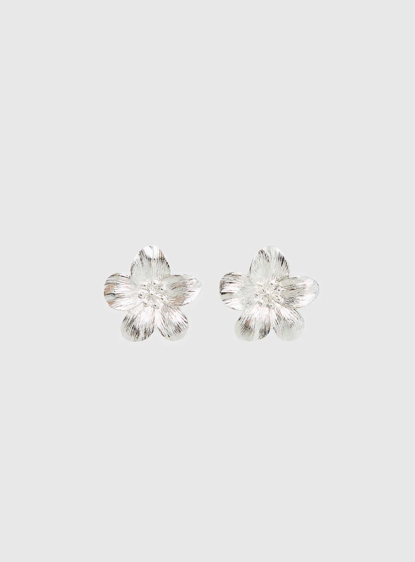 Posie Earrings Silver - Image 2